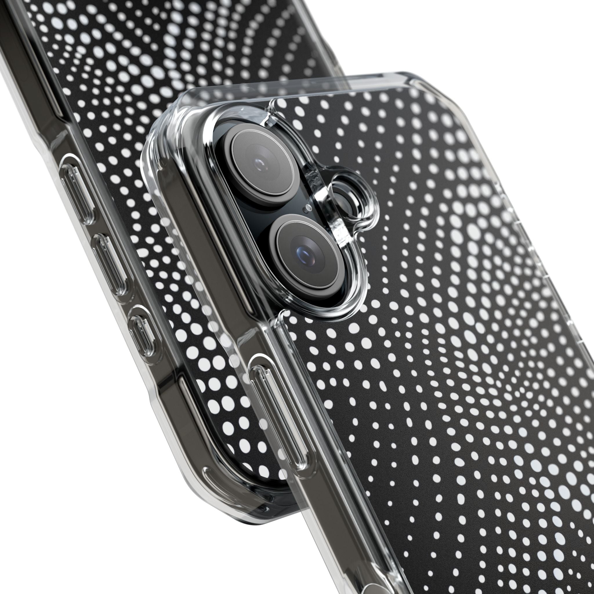 Waves of Dots iPhone 16 - Impact Clear+