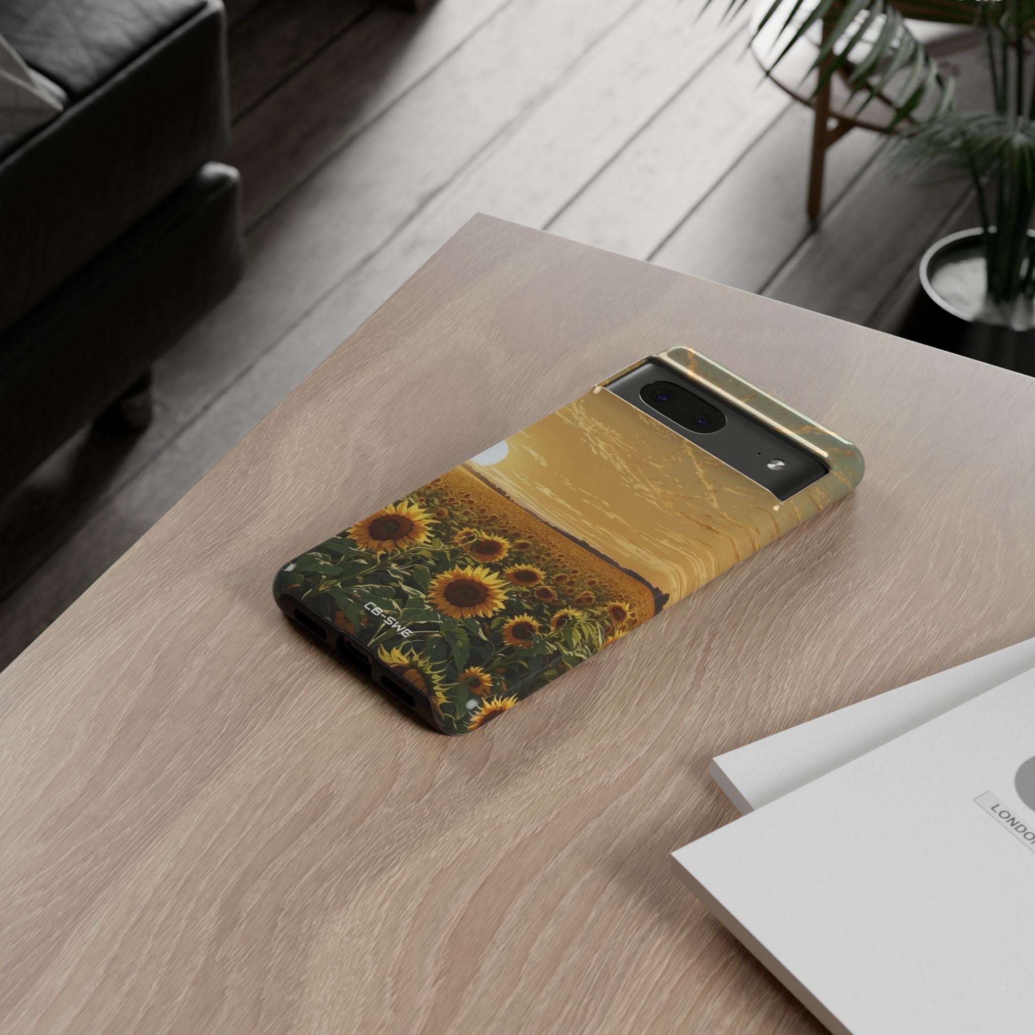 Sunflowers Embrace Sunset - Google Pixel Case