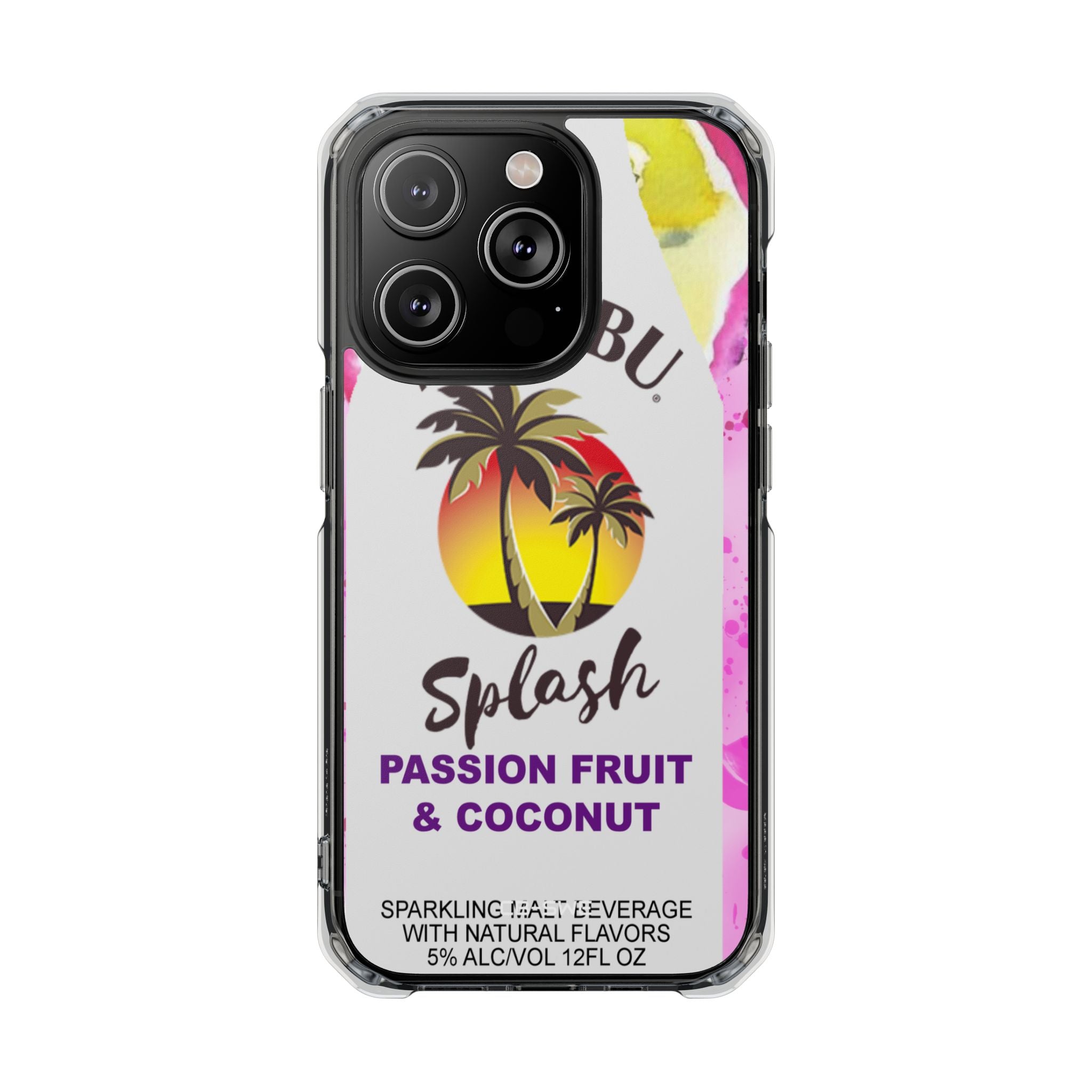 Tropical Sunset Splash iPhone Case - Impact