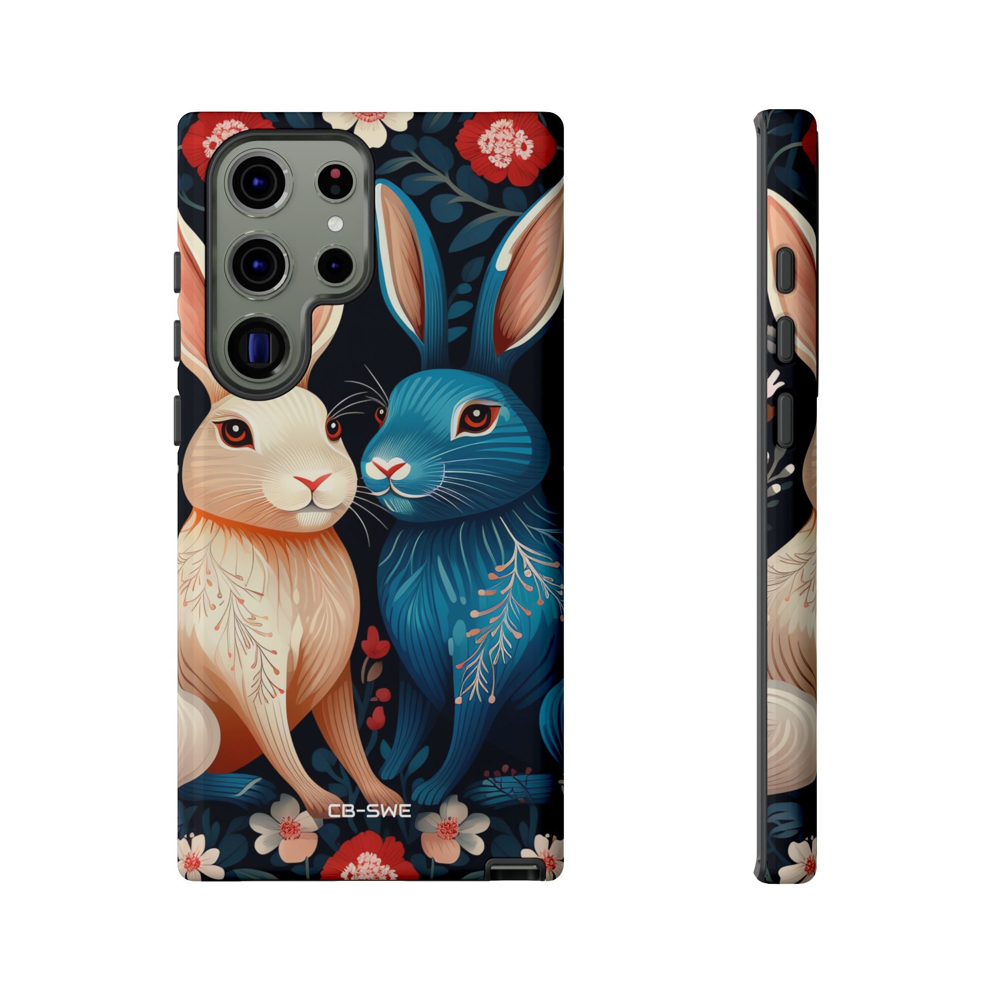 Rabbits Embrace Blossoms - Samsung Case