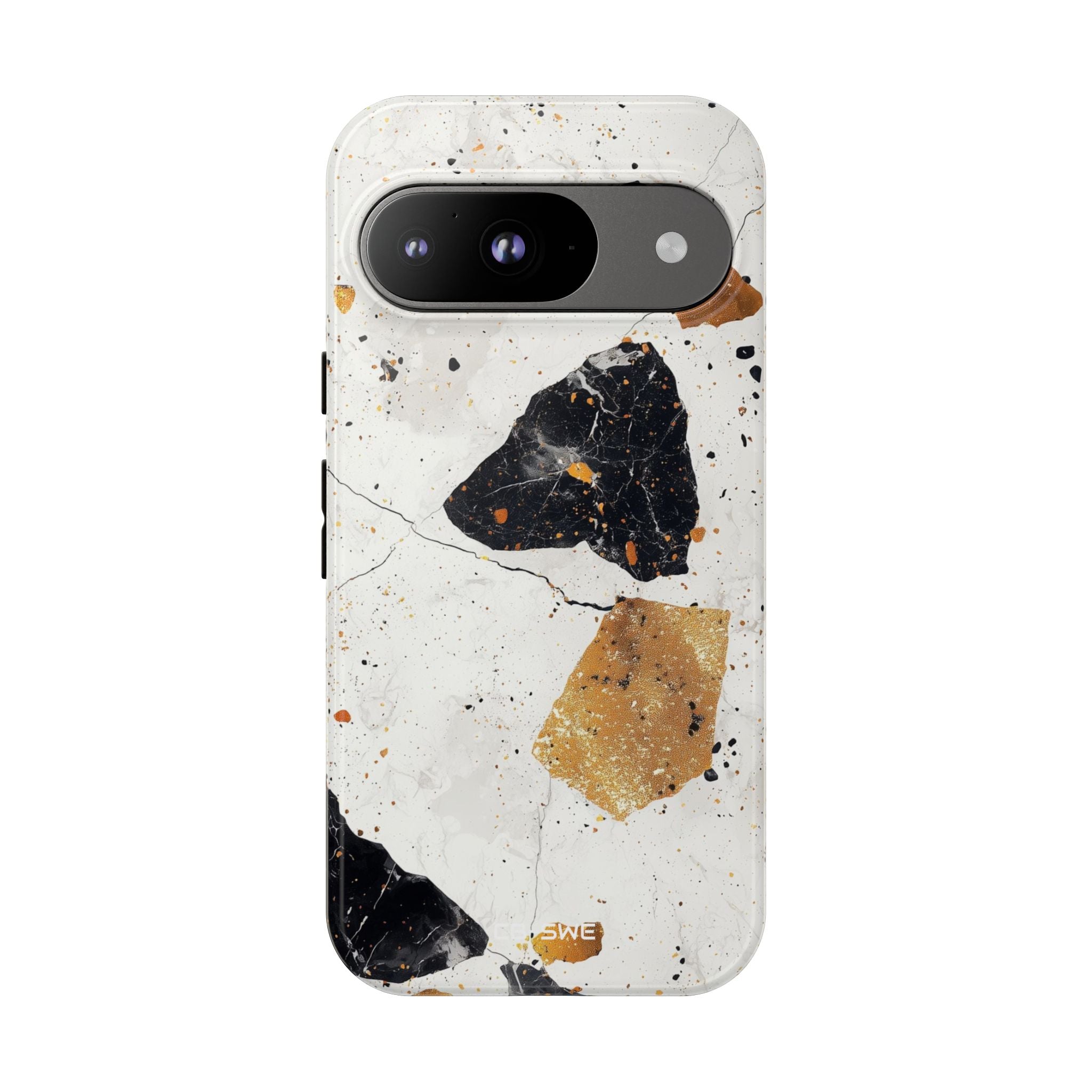 Golden Shapes Dance - Google Pixel Case