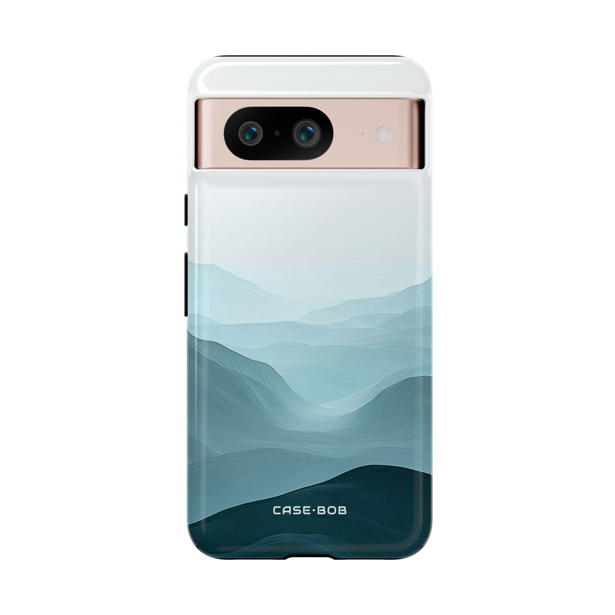 Teal Mist Mountains Google Pixel 8 Case - Tough