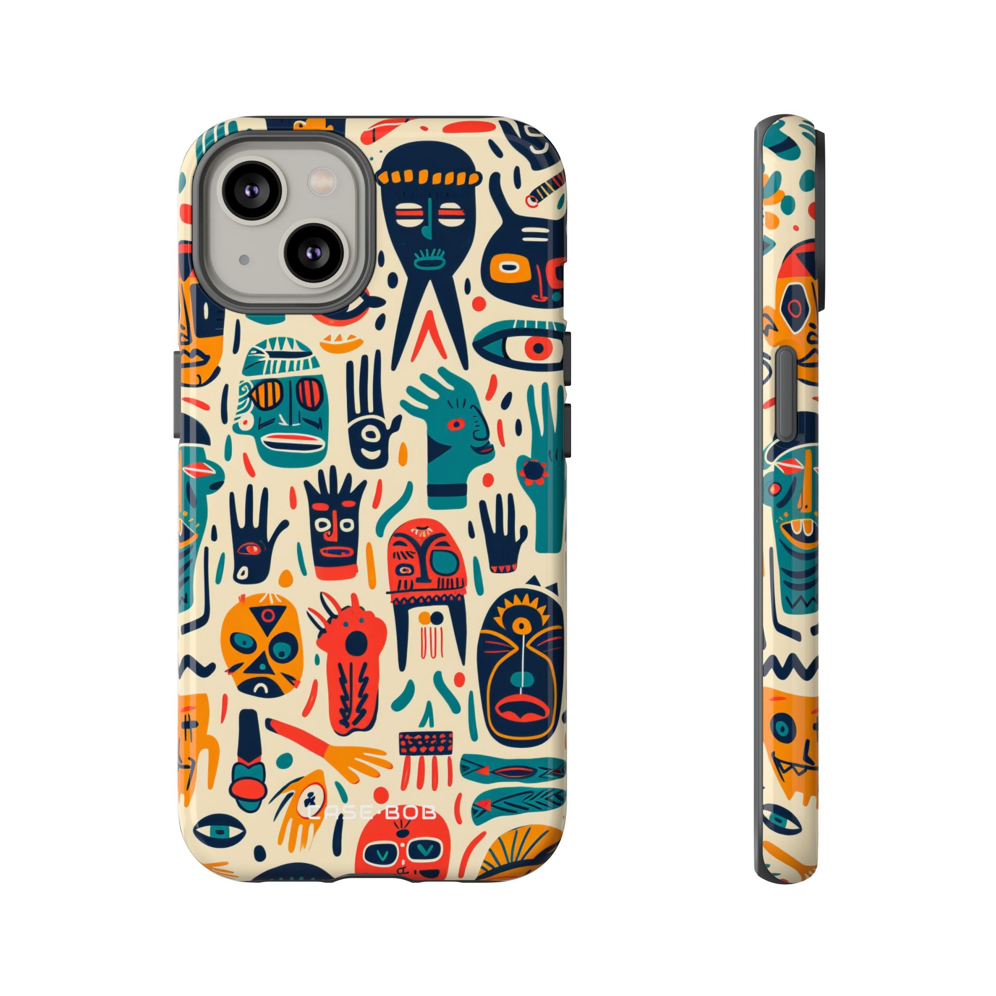 Vivid Faces iPhone 14 Case - Tough