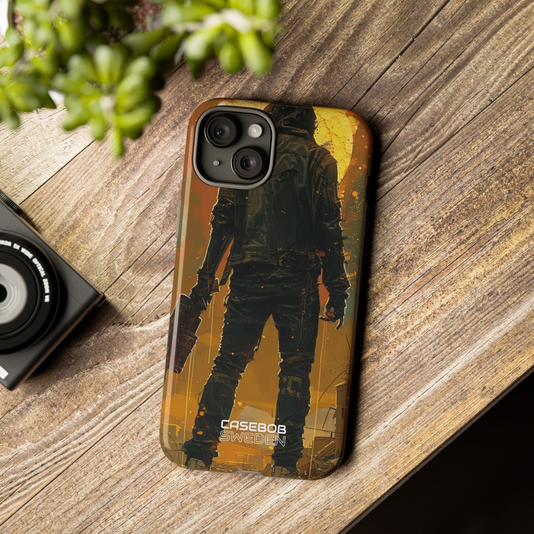 Crimson Fallout Horizon iPhone 15 - Tough