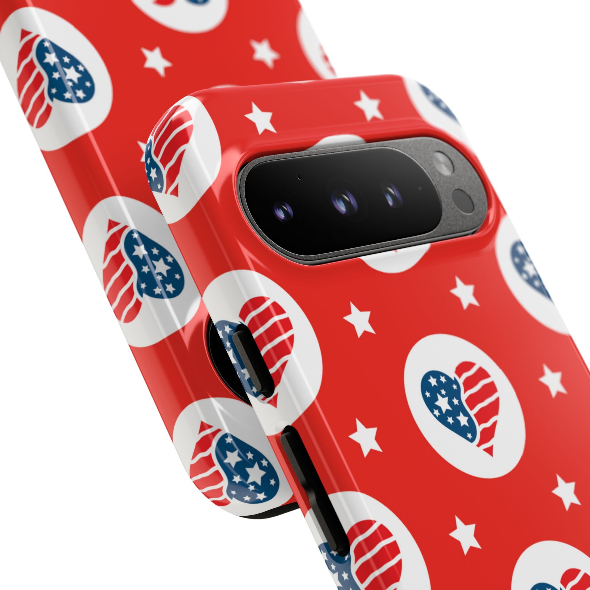 Hearts Celebrate Freedom - Google Pixel Case