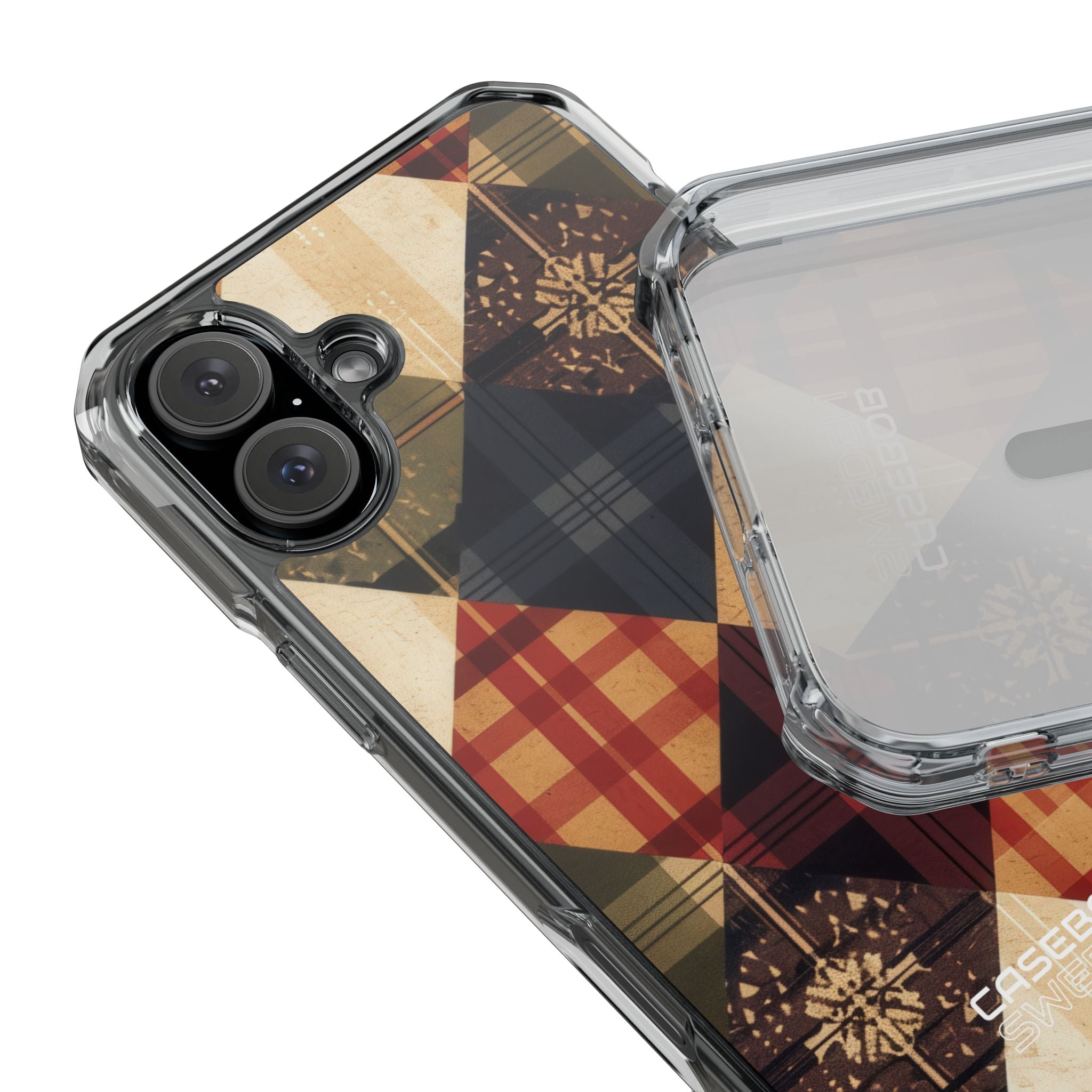 Rustic Quilt Charm iPhone 16 - Impact Clear+