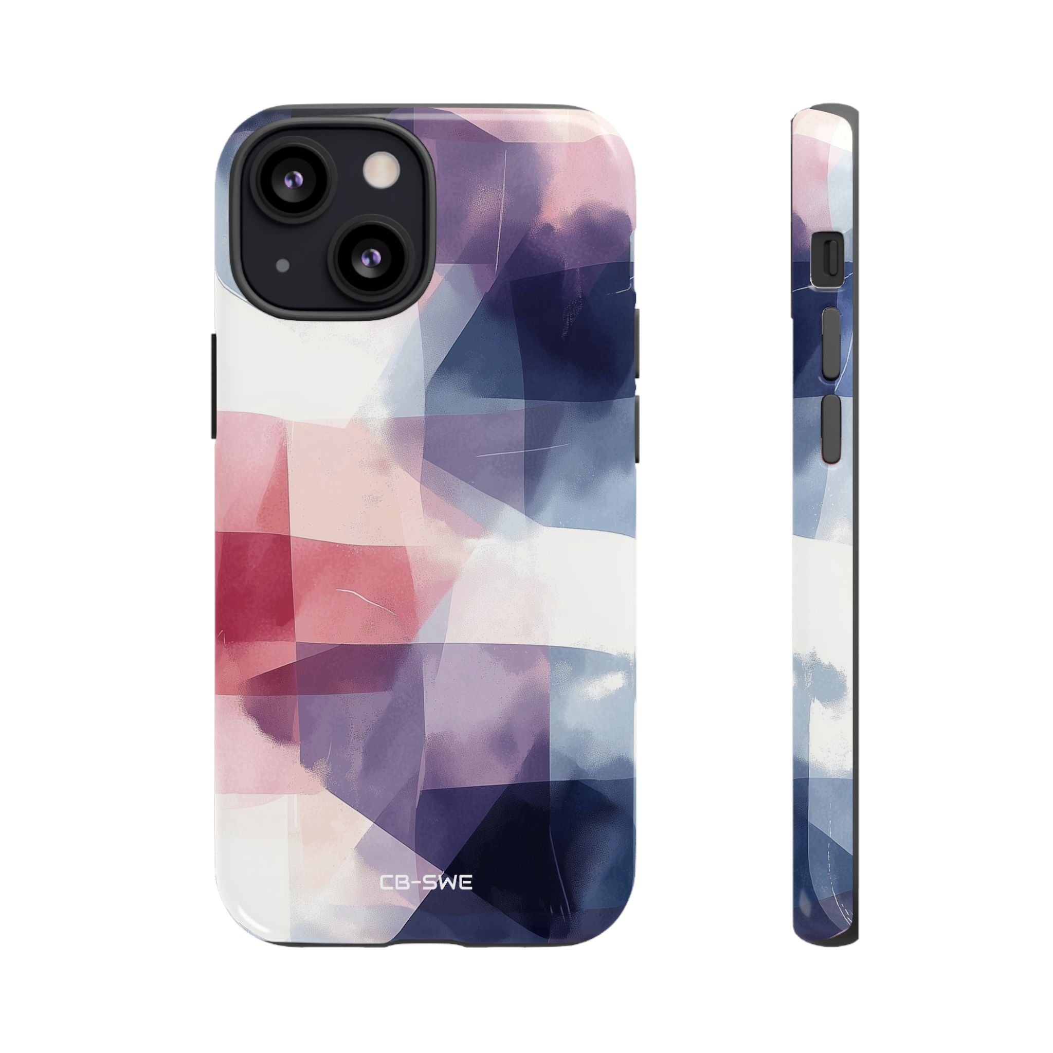 Fluid Shapes Merge - iPhone Case