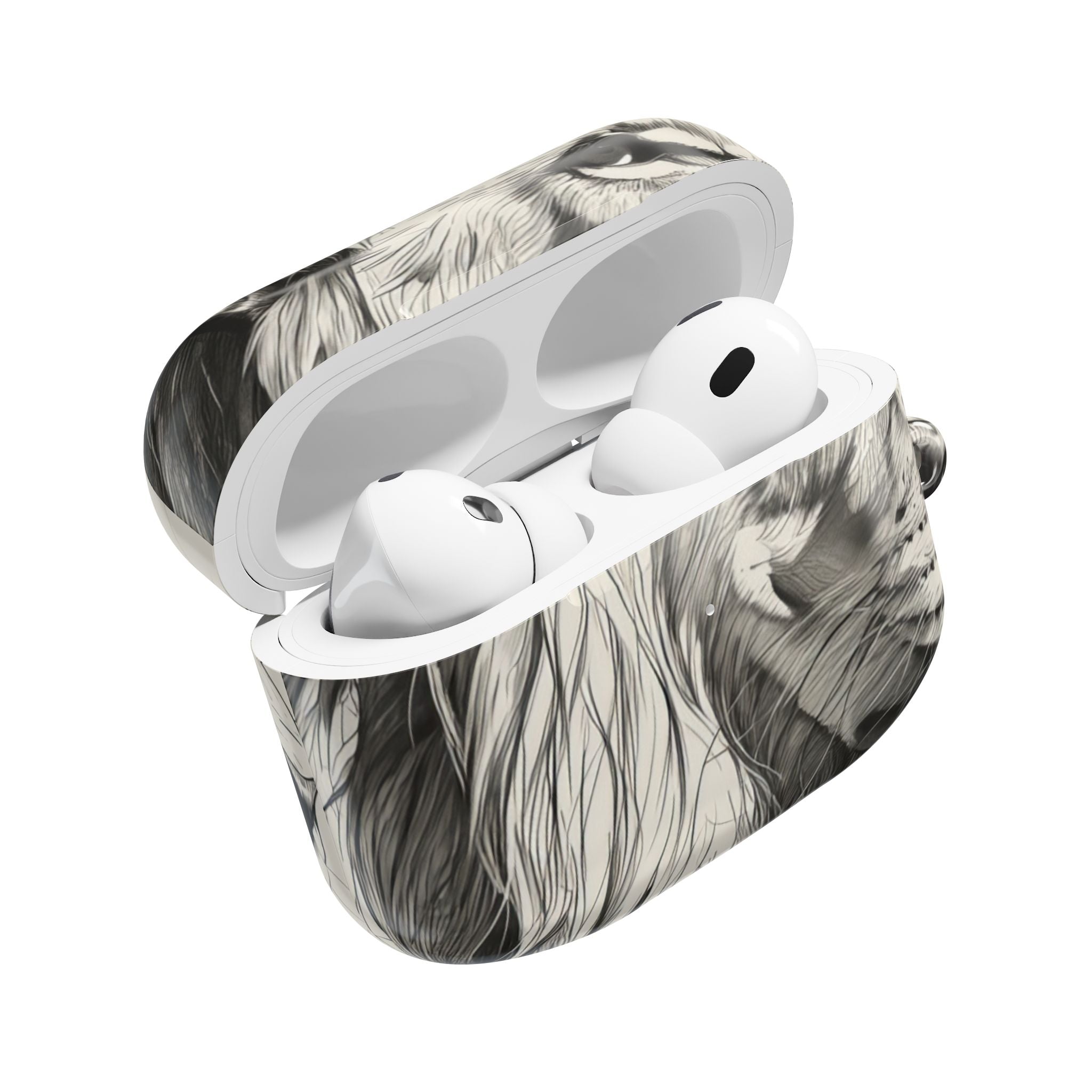 Lion Whisper Gray - AirPods Case