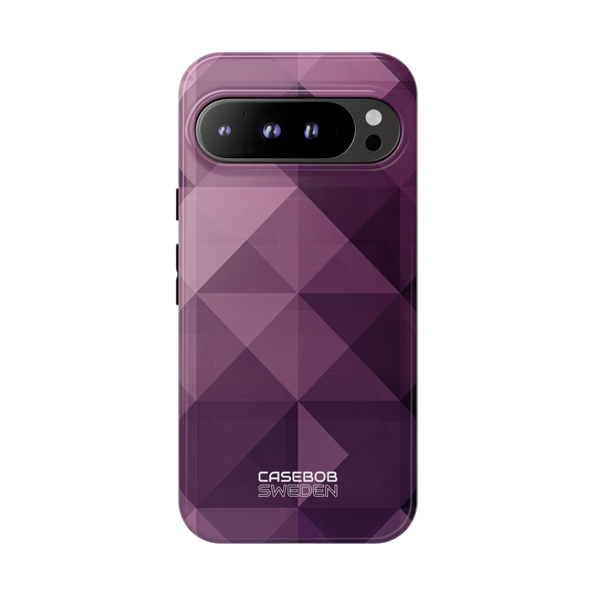 Purple Geometric Mosaic Google Pixel 9 - Tough
