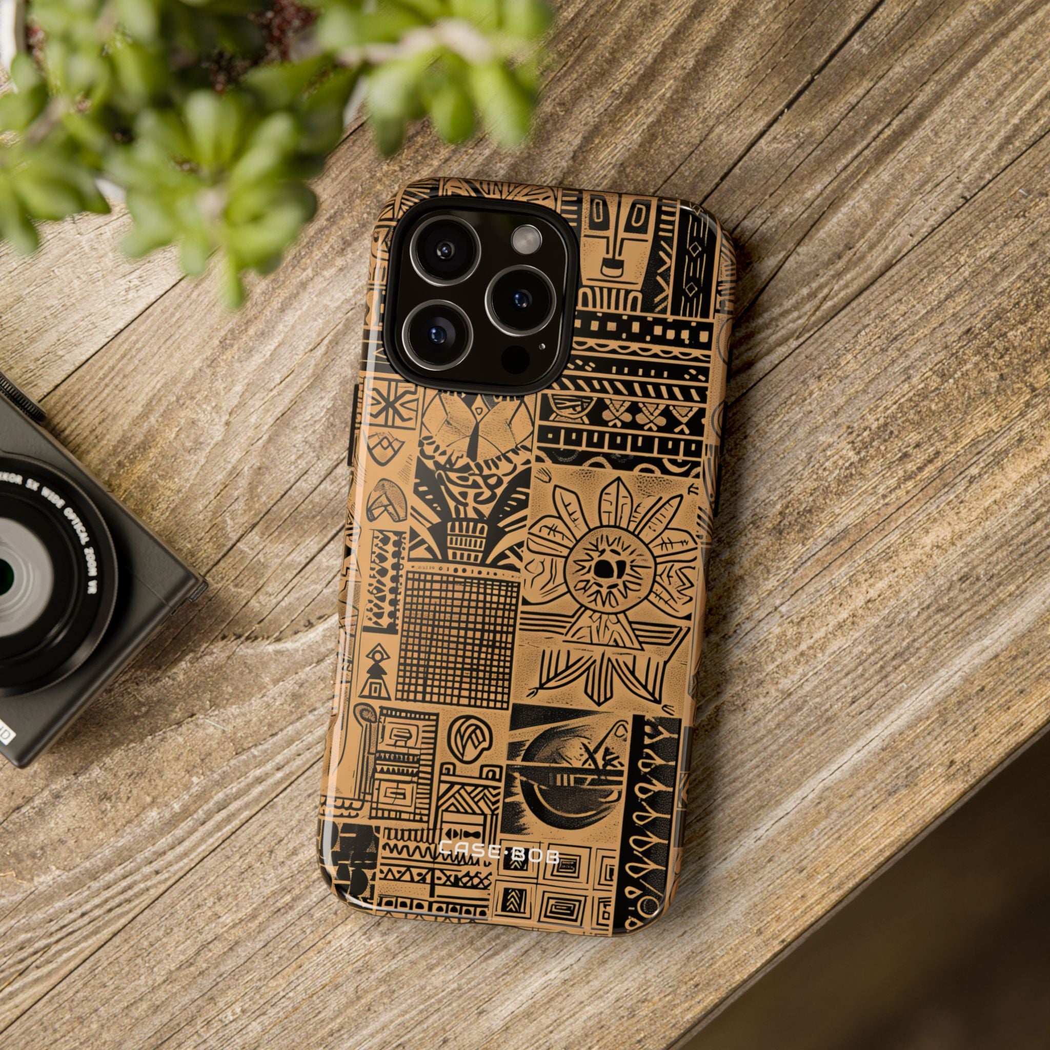 Tribal Faces iPhone 16 Pro Max Case - Tough