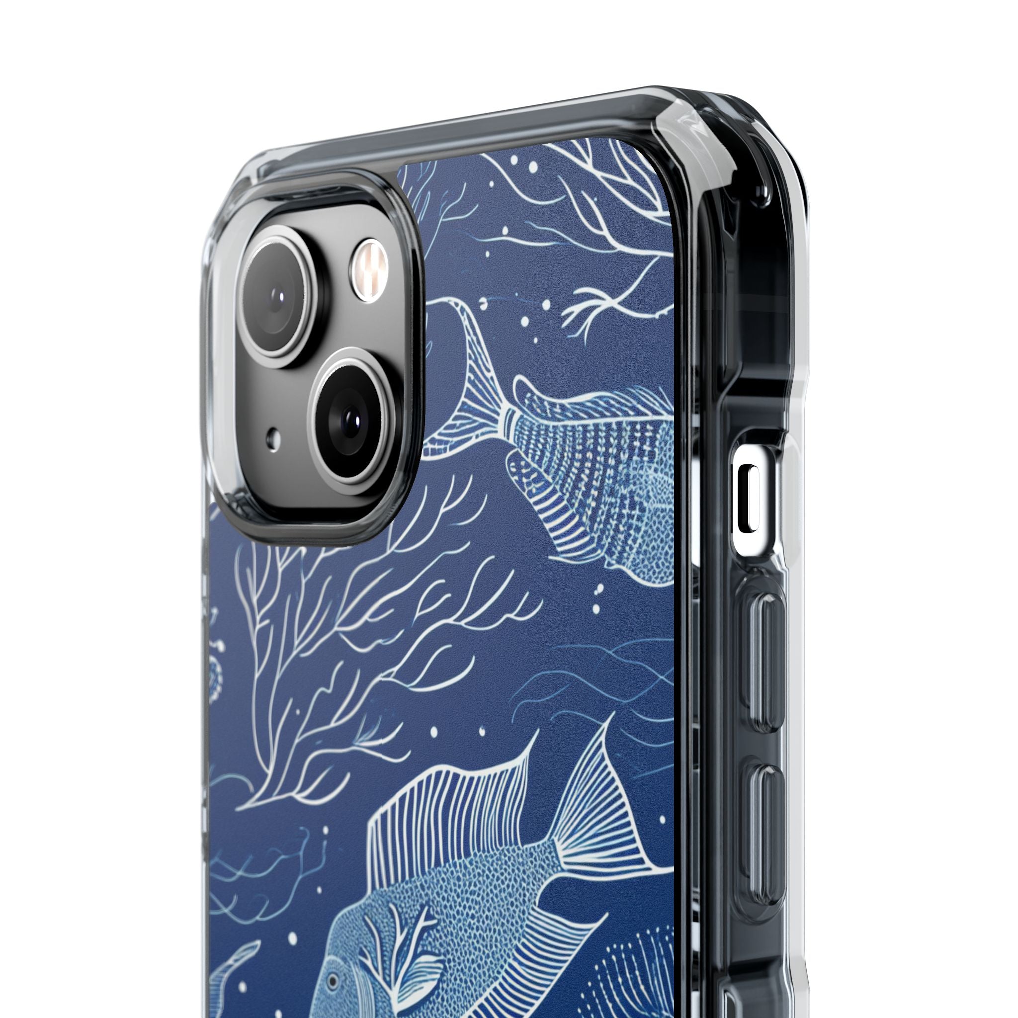 Blue Coral Garden iPhone 14 - Impact Clear+