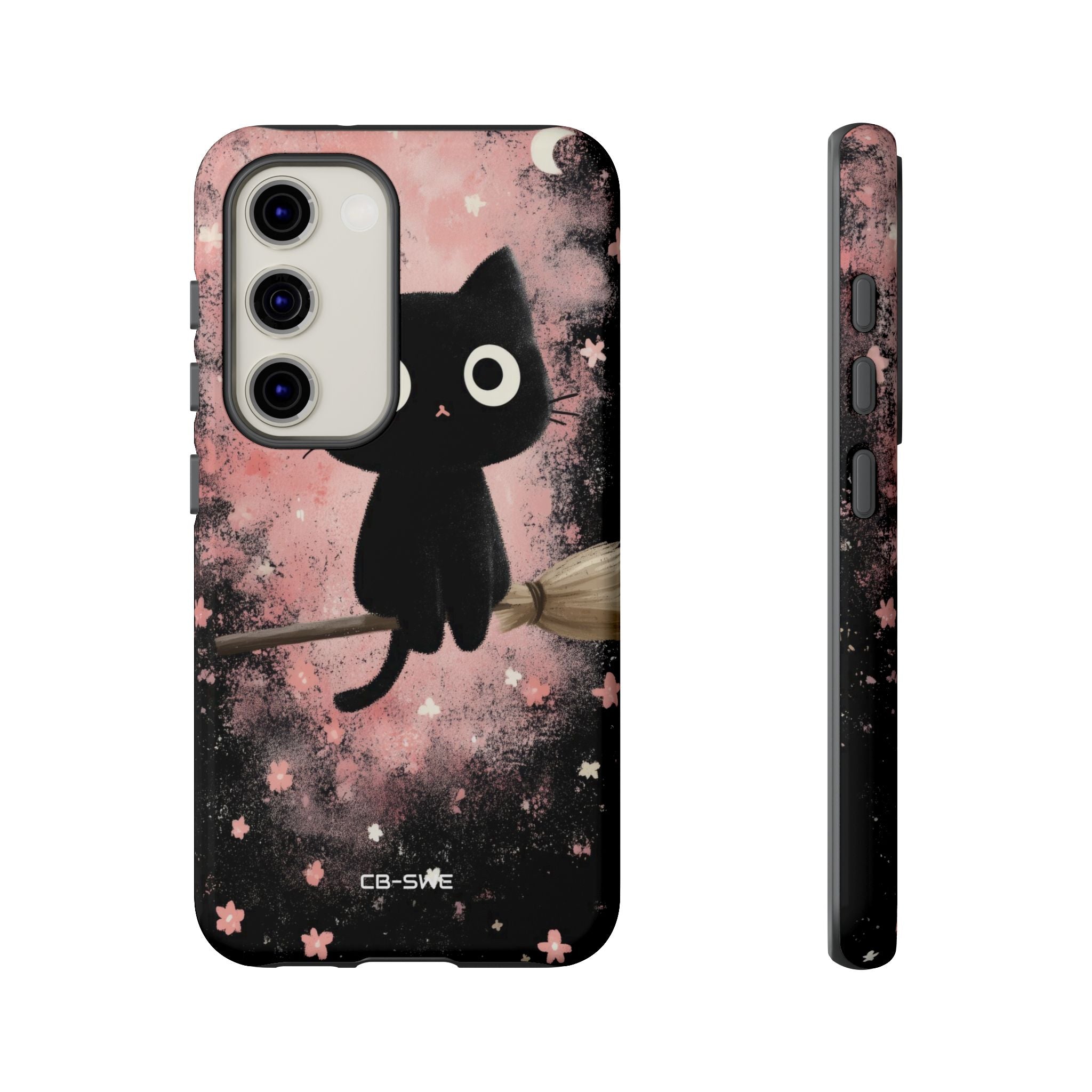 Whimsical Cat Soars - Samsung Case