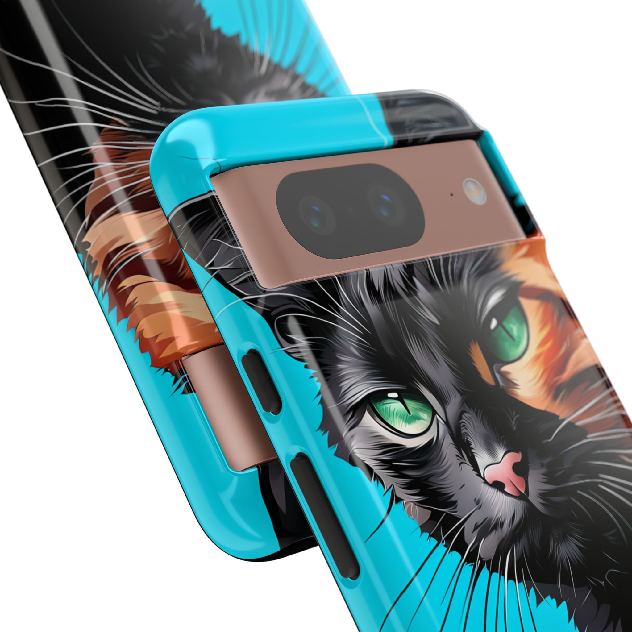 Curious Cat Stare - Google Pixel Case