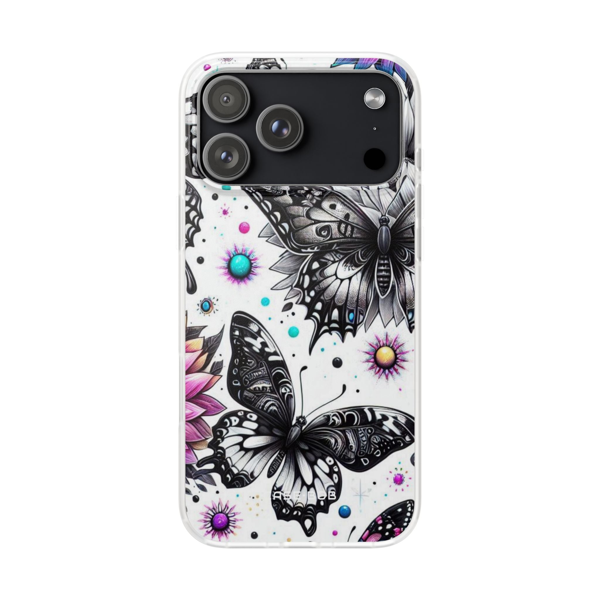 Butterfly Bloom iPhone 17 Pro Max Case - Soft