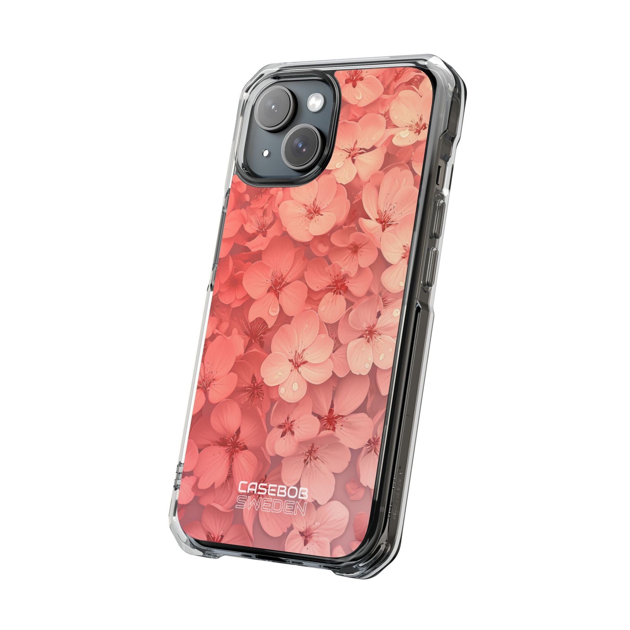Blush Garden Bloom iPhone 15 - Impact Clear+