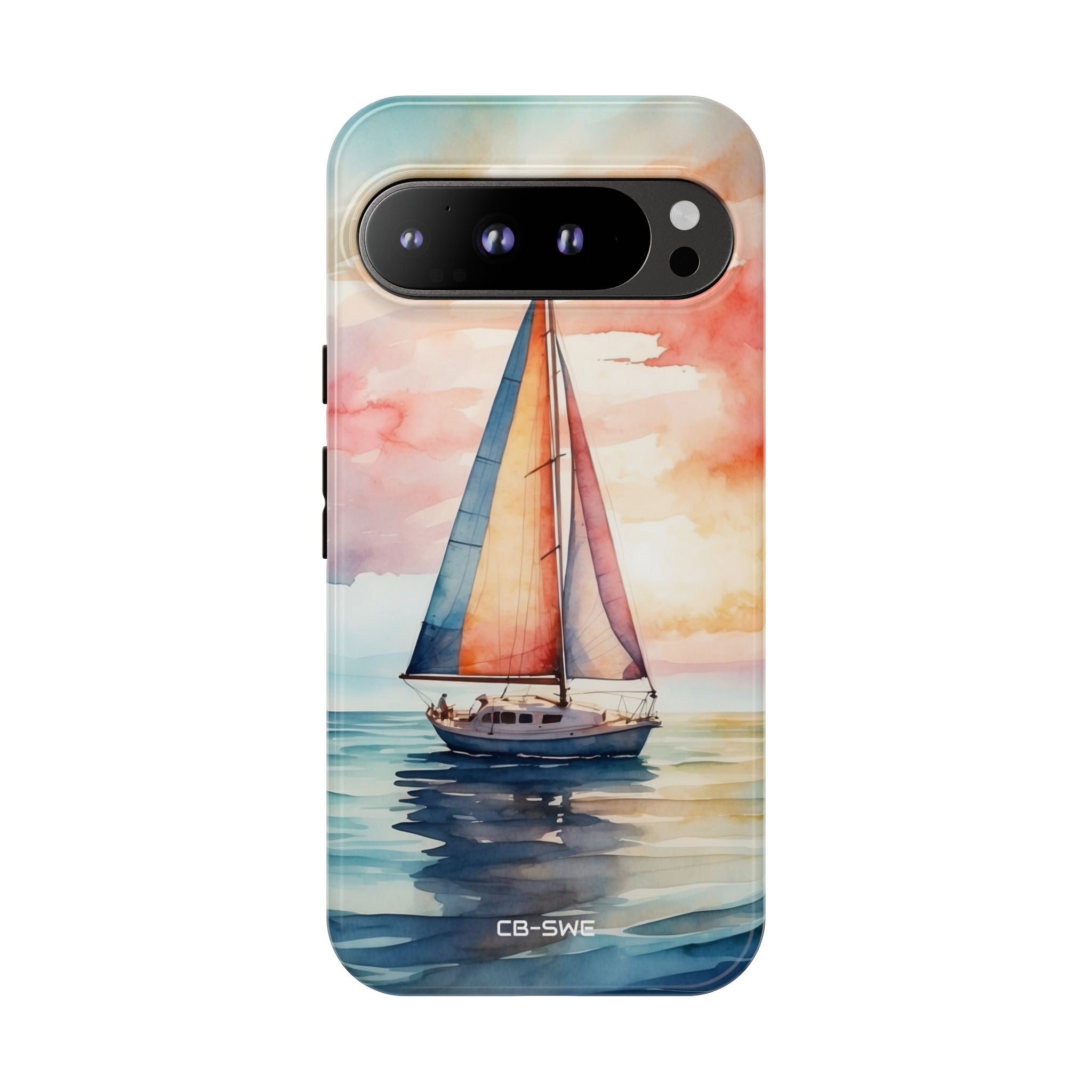 Sailboat Glides Calm - Google Pixel Case