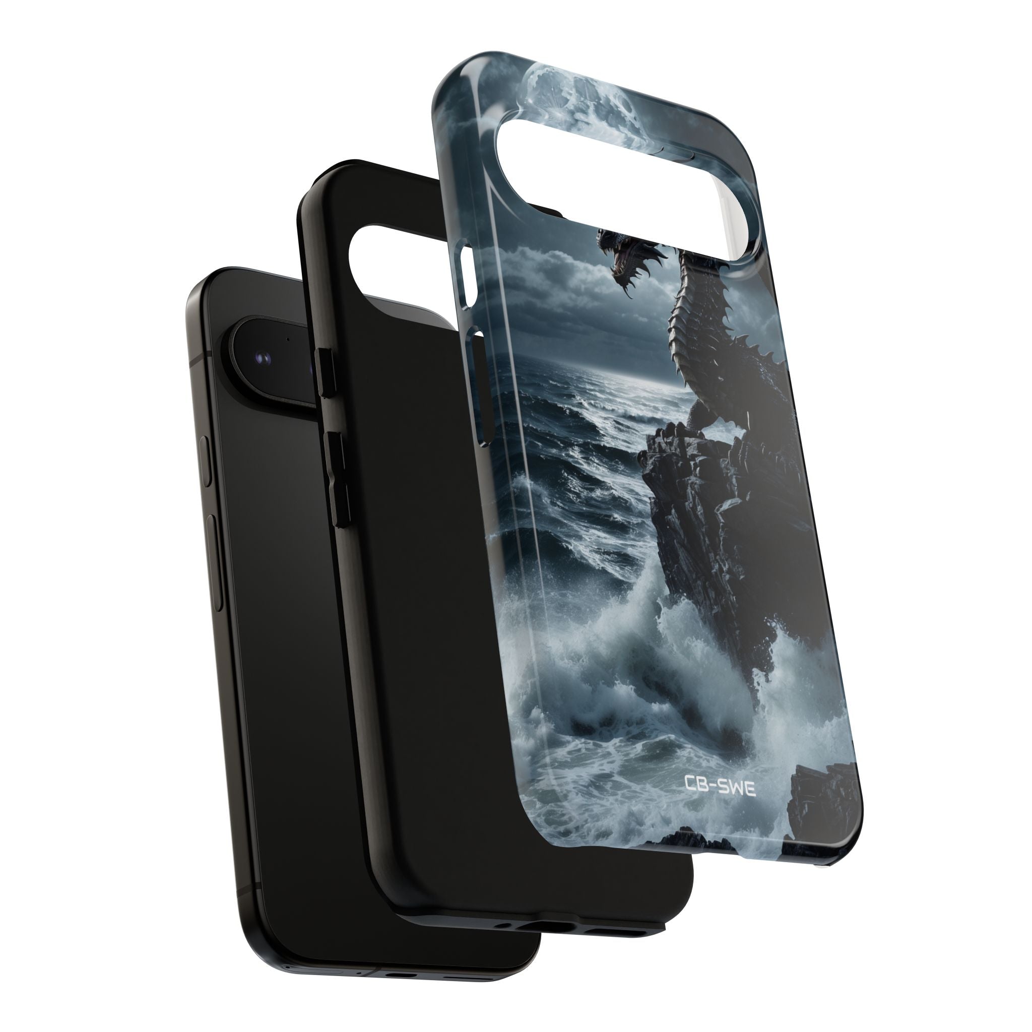 Dragon Roars Against Sea - Google Pixel Case