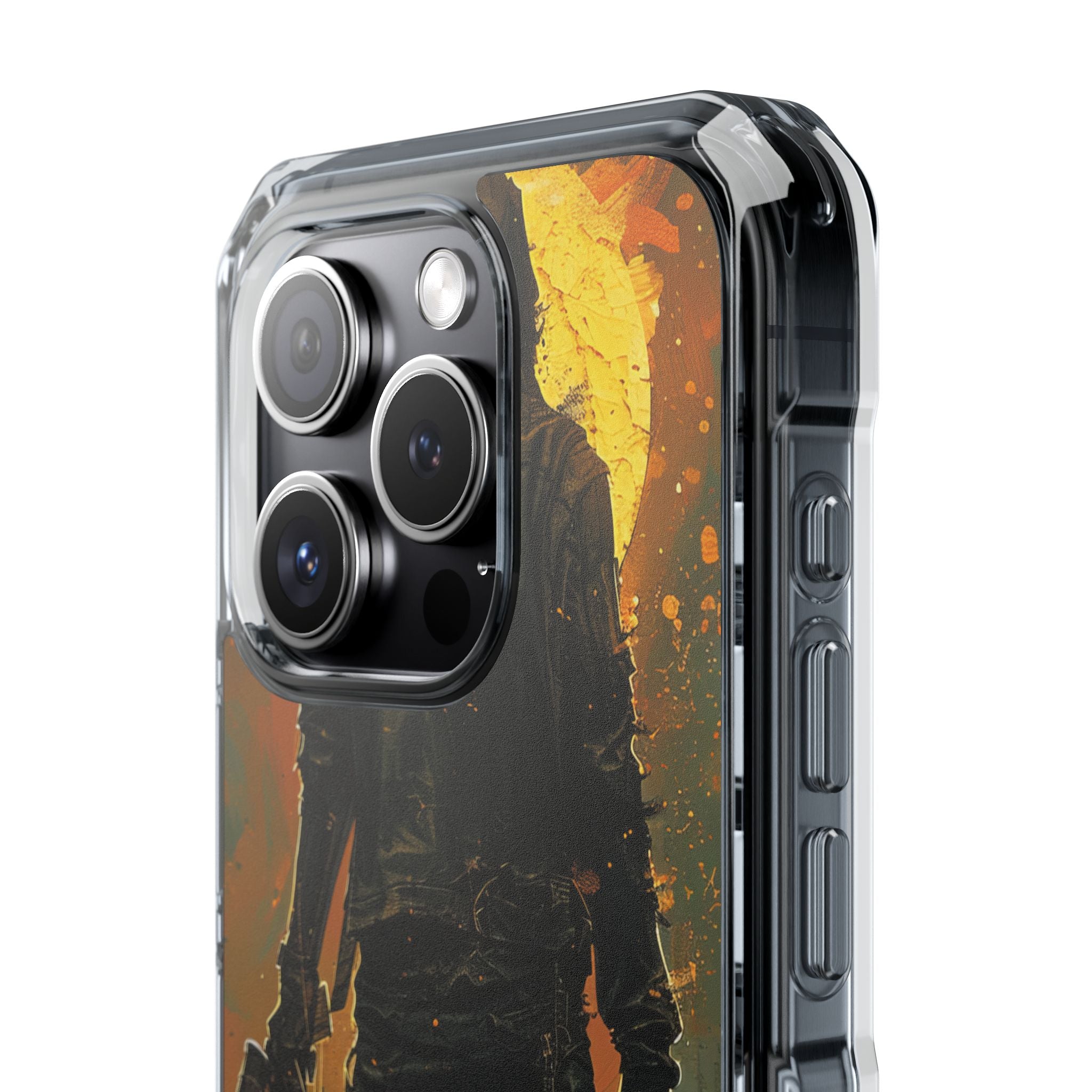 Crimson Fallout Horizon iPhone 15 - Impact Clear+