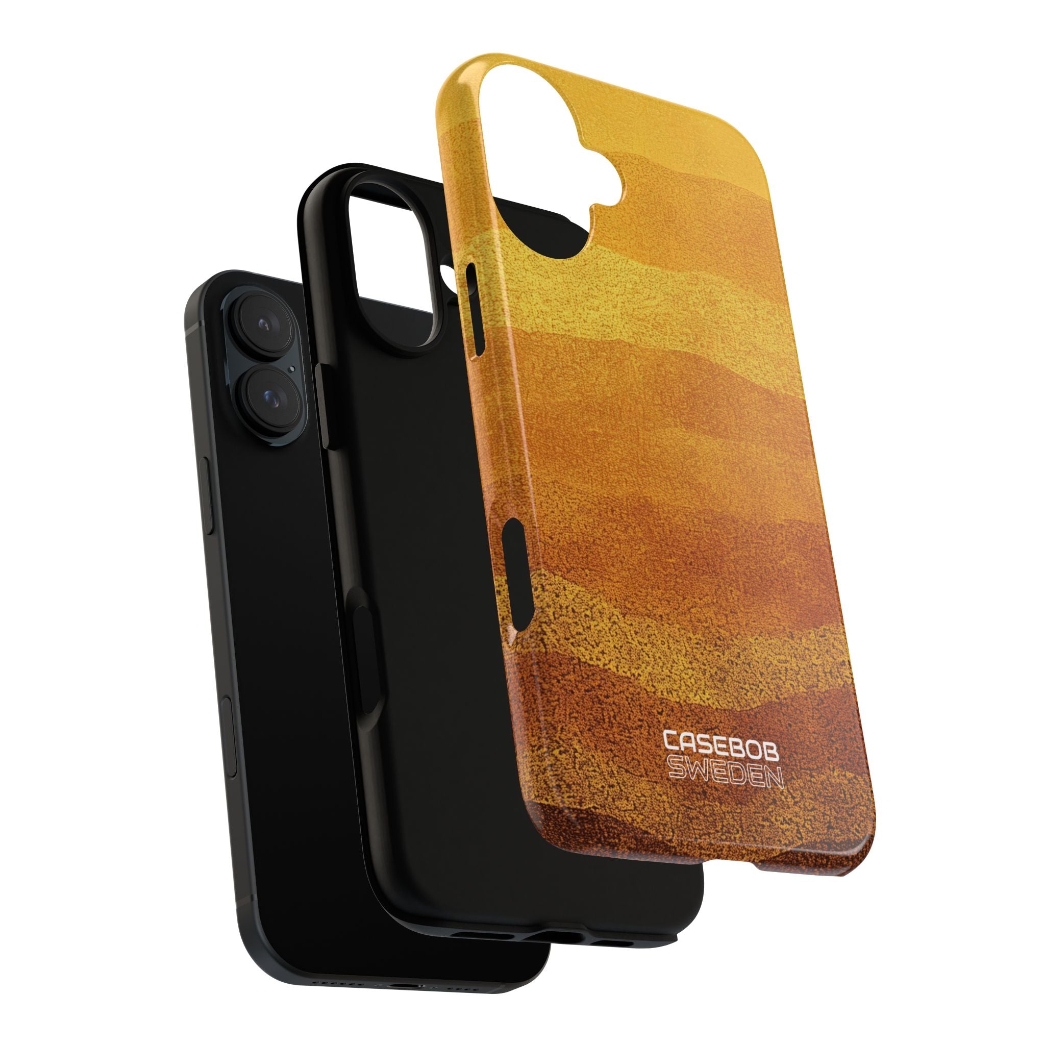 Golden Horizon Layers iPhone 16 - Resistente