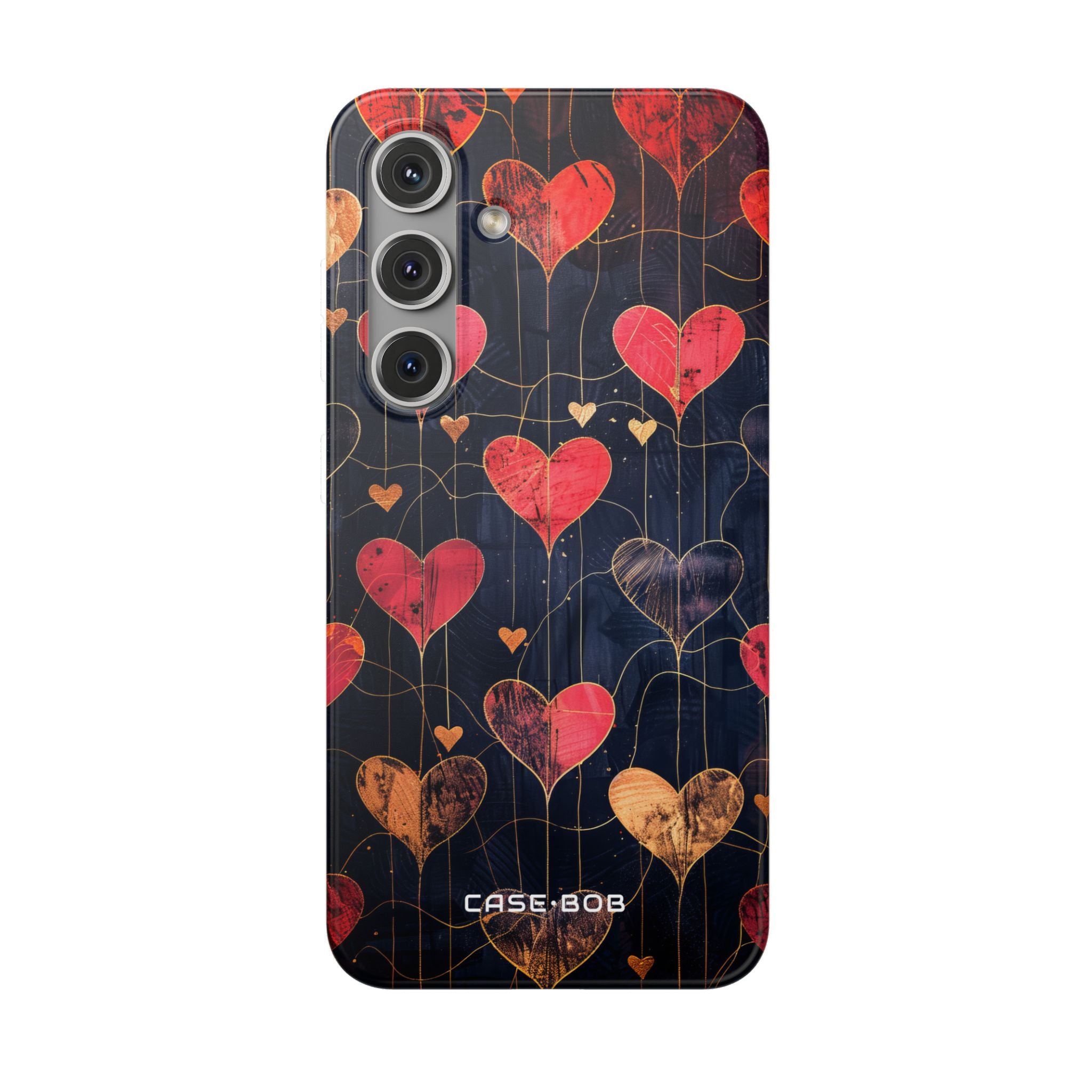 Golden Hearts Network Samsung S24 Case - Soft