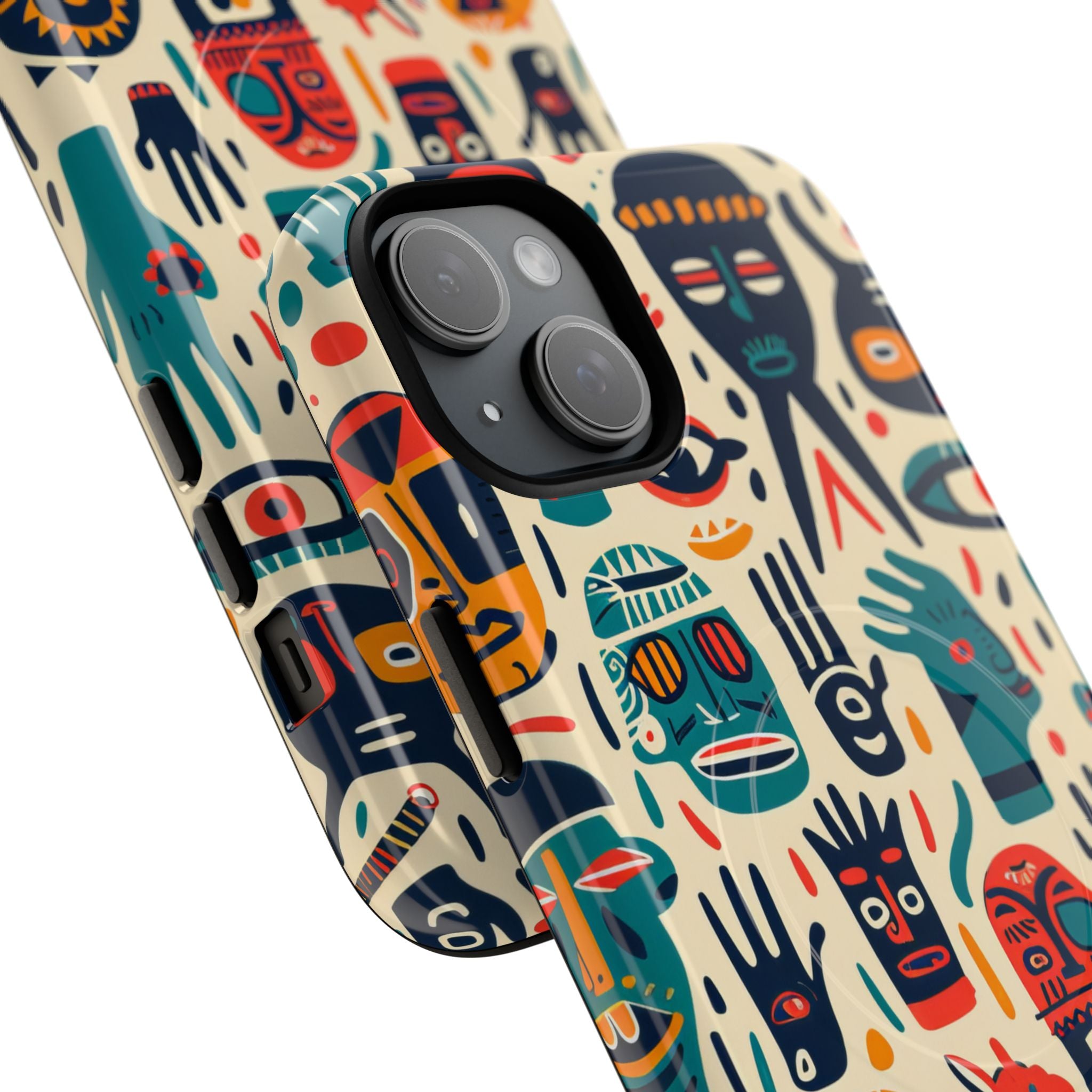 Vivid Faces iPhone 15 Plus Case - Tough+