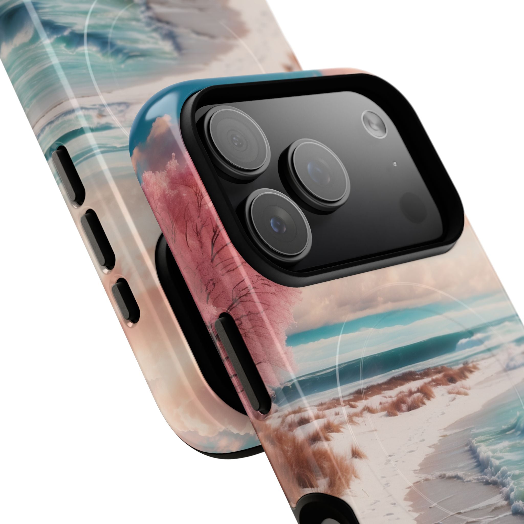 Pink Tree Breeze iPhone 17 Pro Case - Tough+