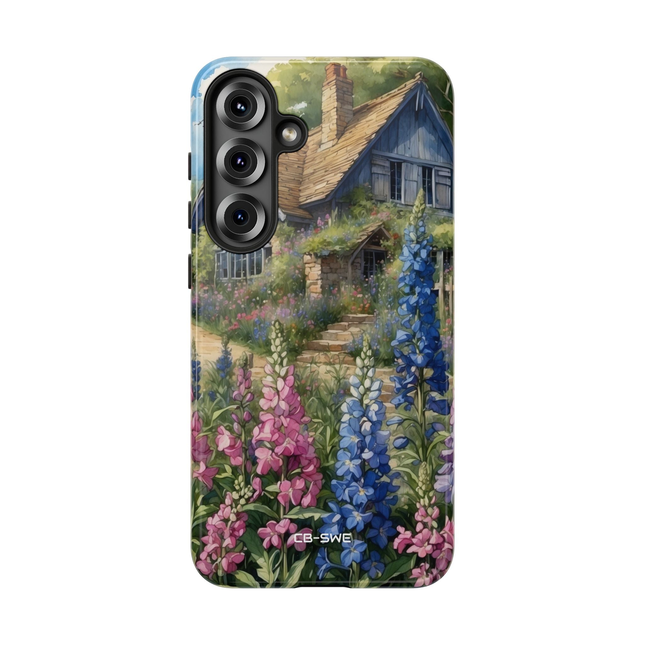 Cottage Surrounded Blossoms - Samsung Case