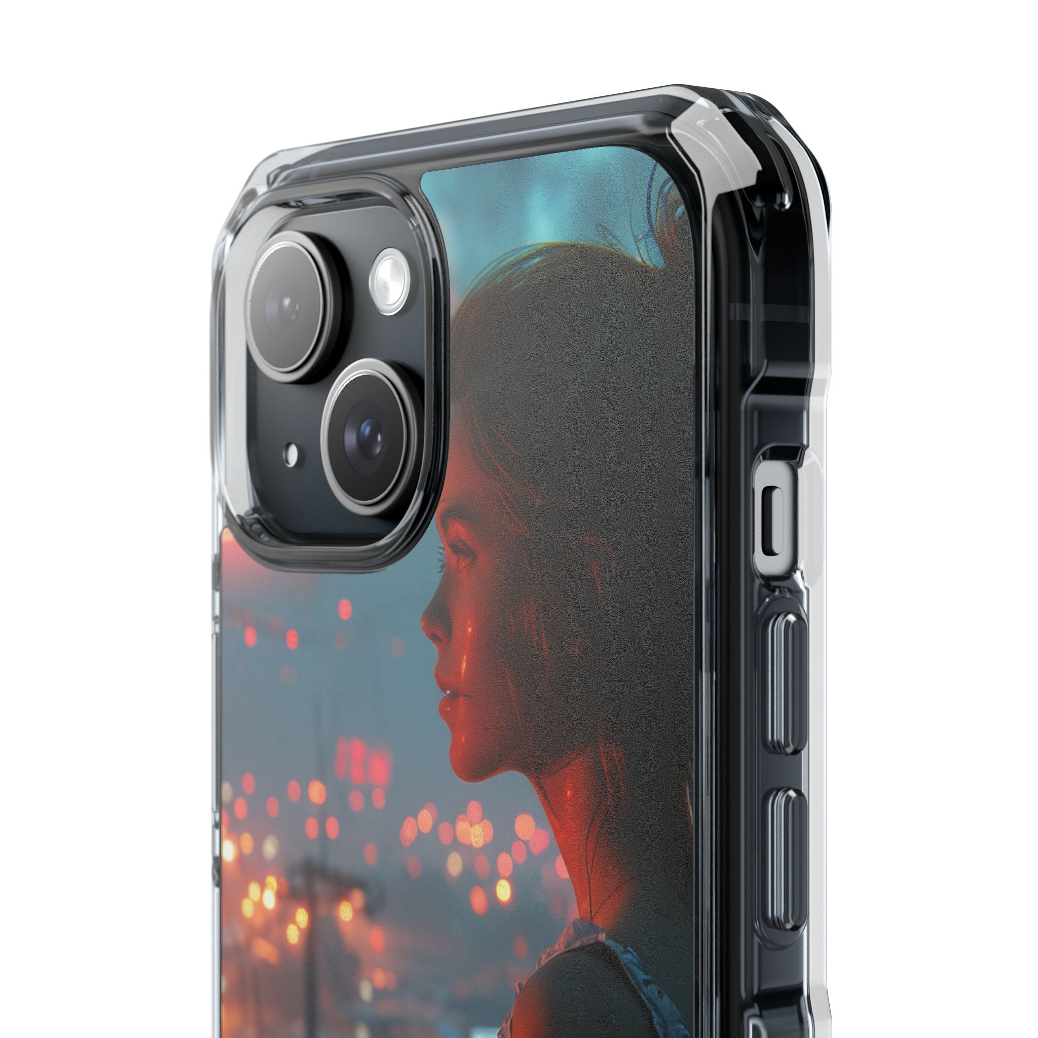 Moonlit Dreamscape Glow iPhone 15 - Impact Clear+