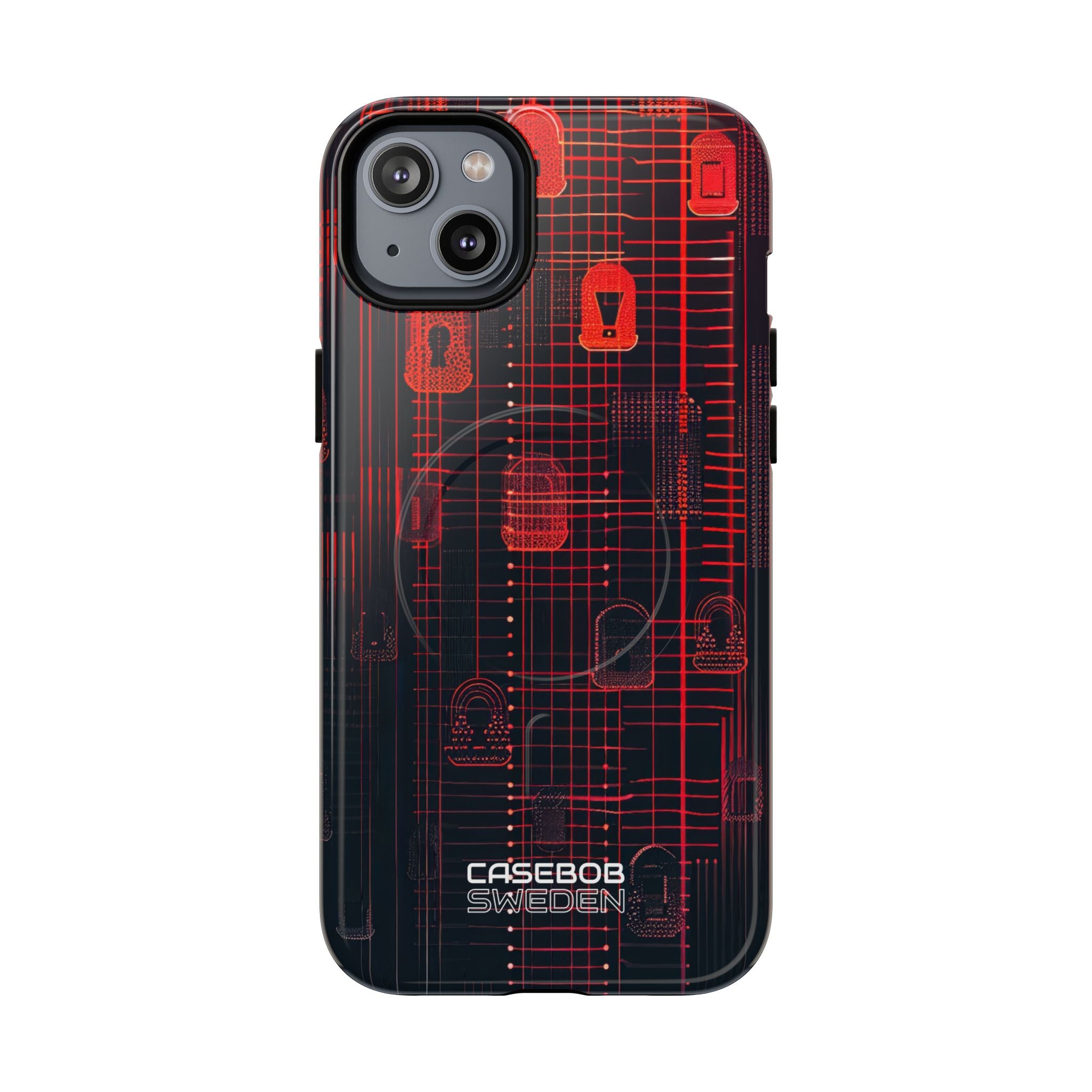 Cyber Locks Grid iPhone 14 - Tough+
