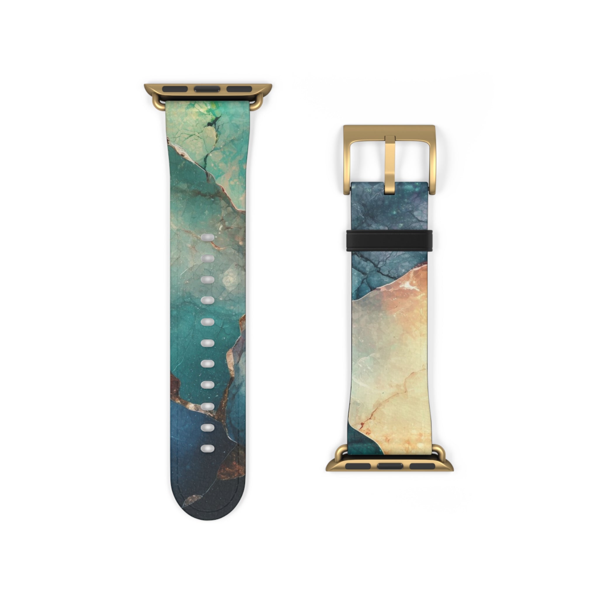 Fractured Gemstone Teal - Watch Band