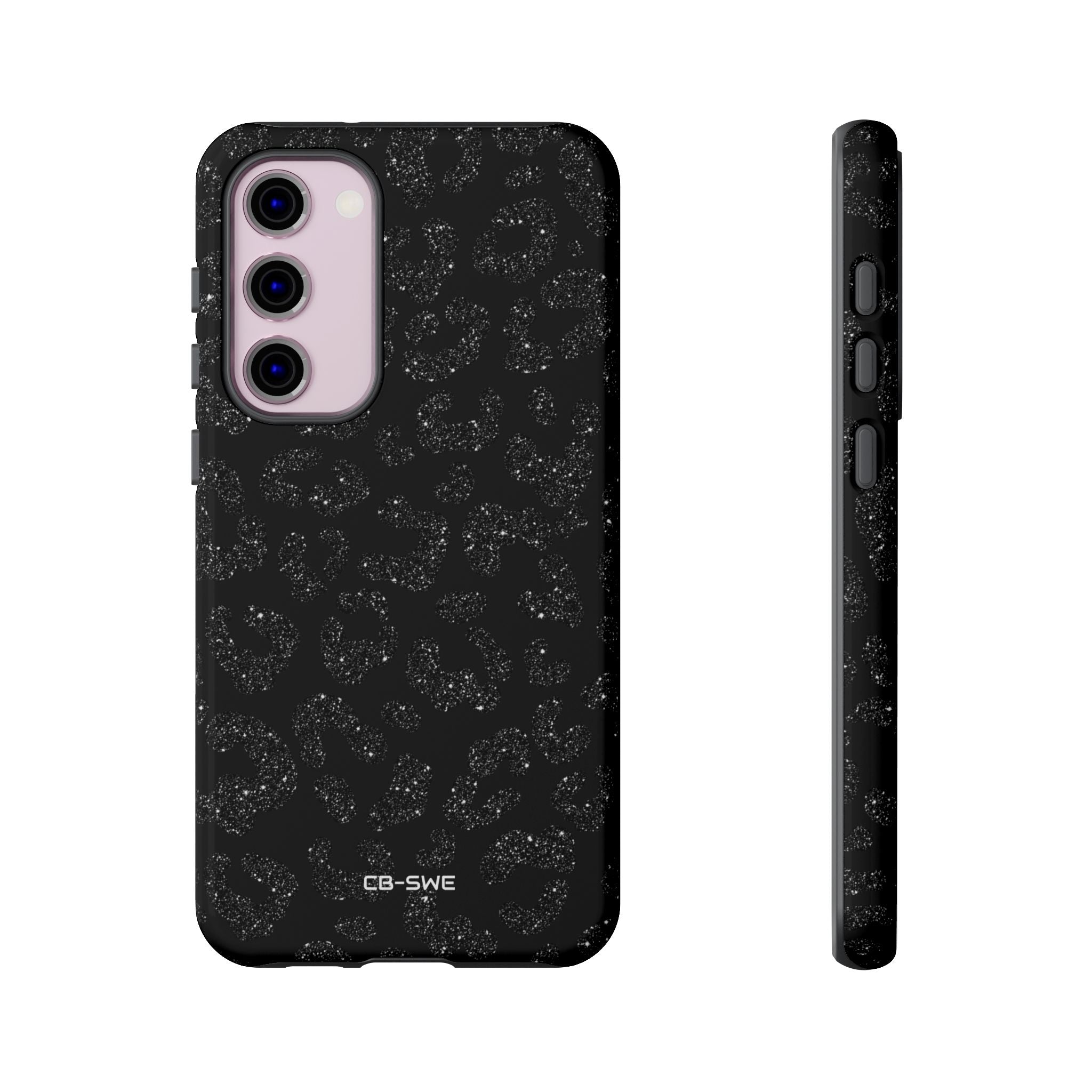 Glittery Leopard Elegance - Samsung Case