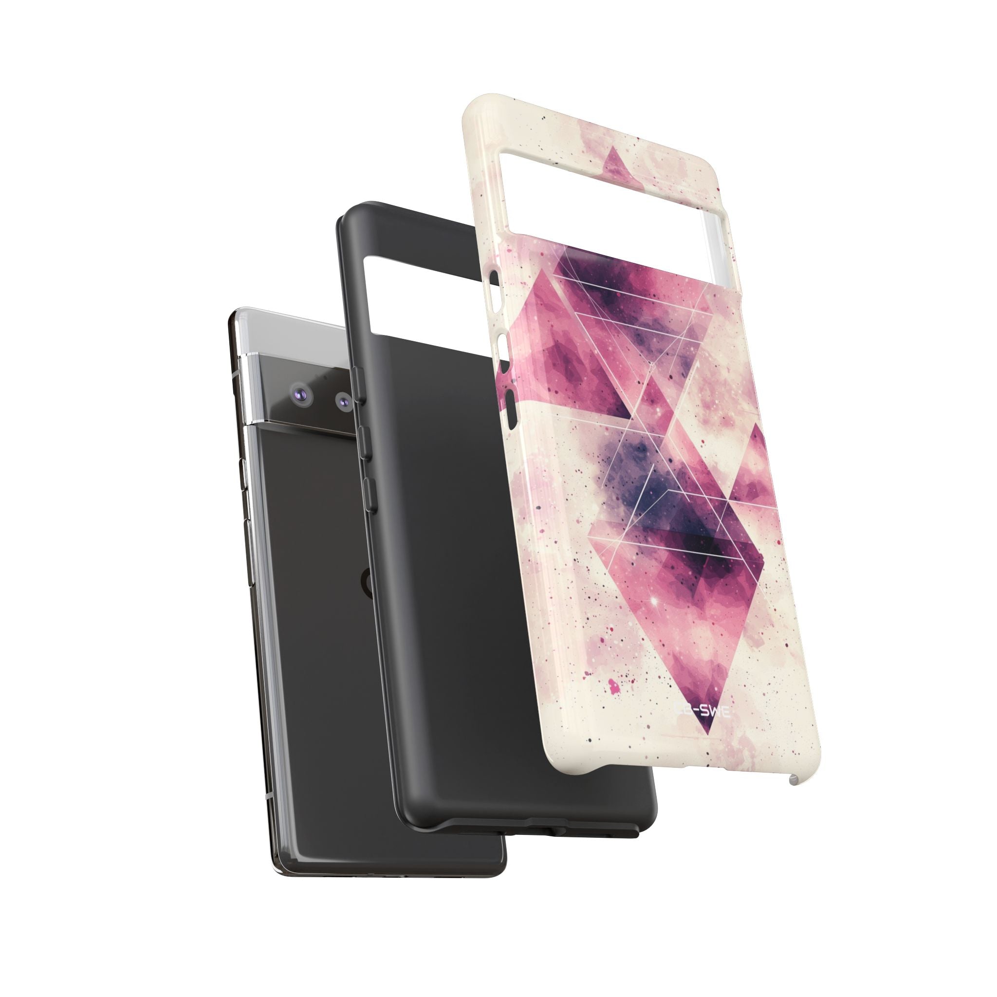 Triangles Overlap Serenity - Google Pixel Case