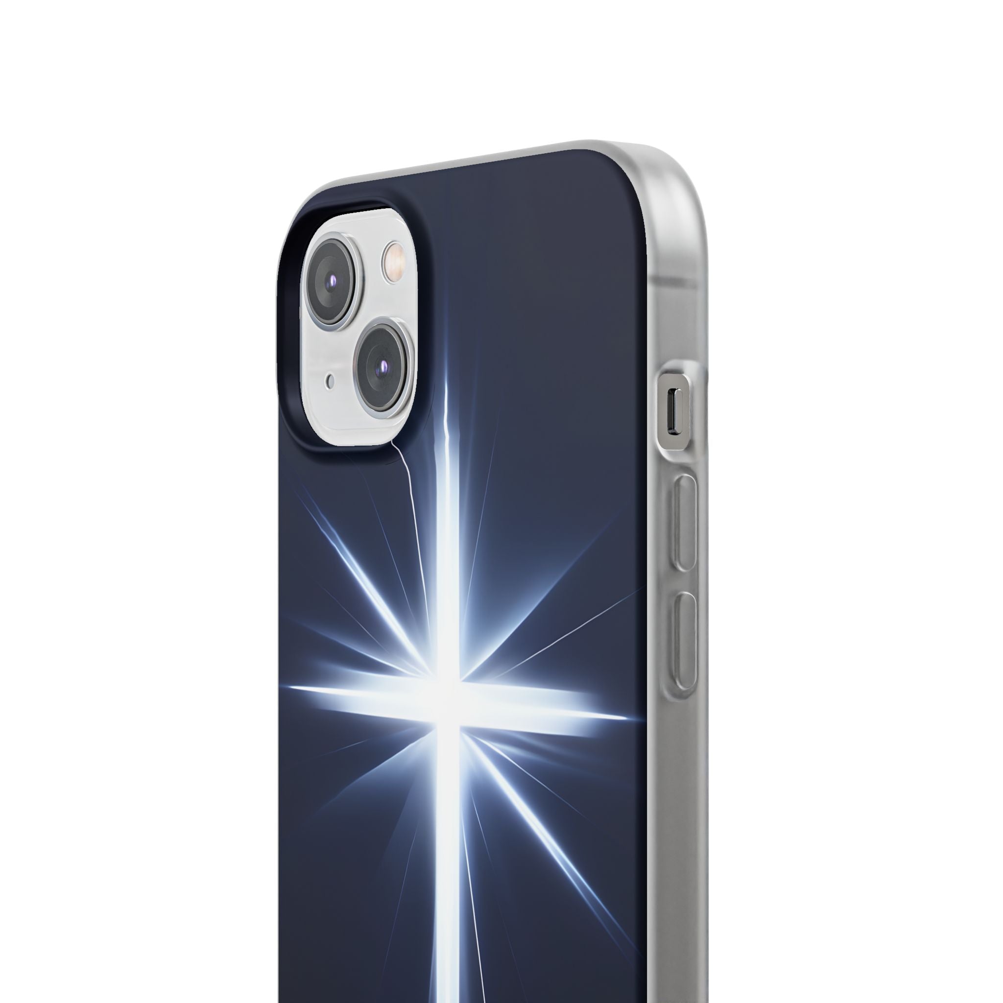 Glowing Crossburst iPhone 14 Plus Case - Soft