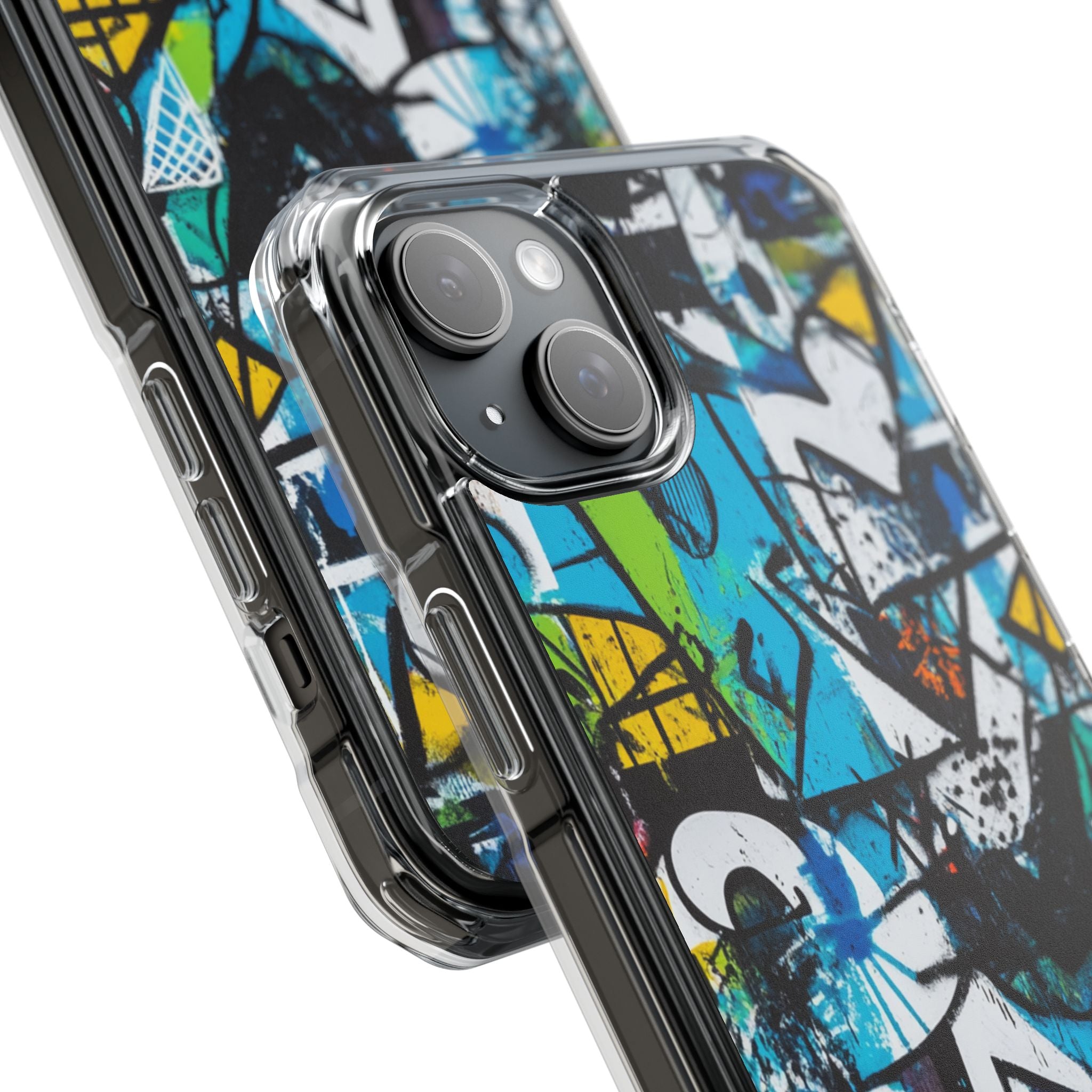 White Ripple Drift iPhone 15 Plus Case - Impact