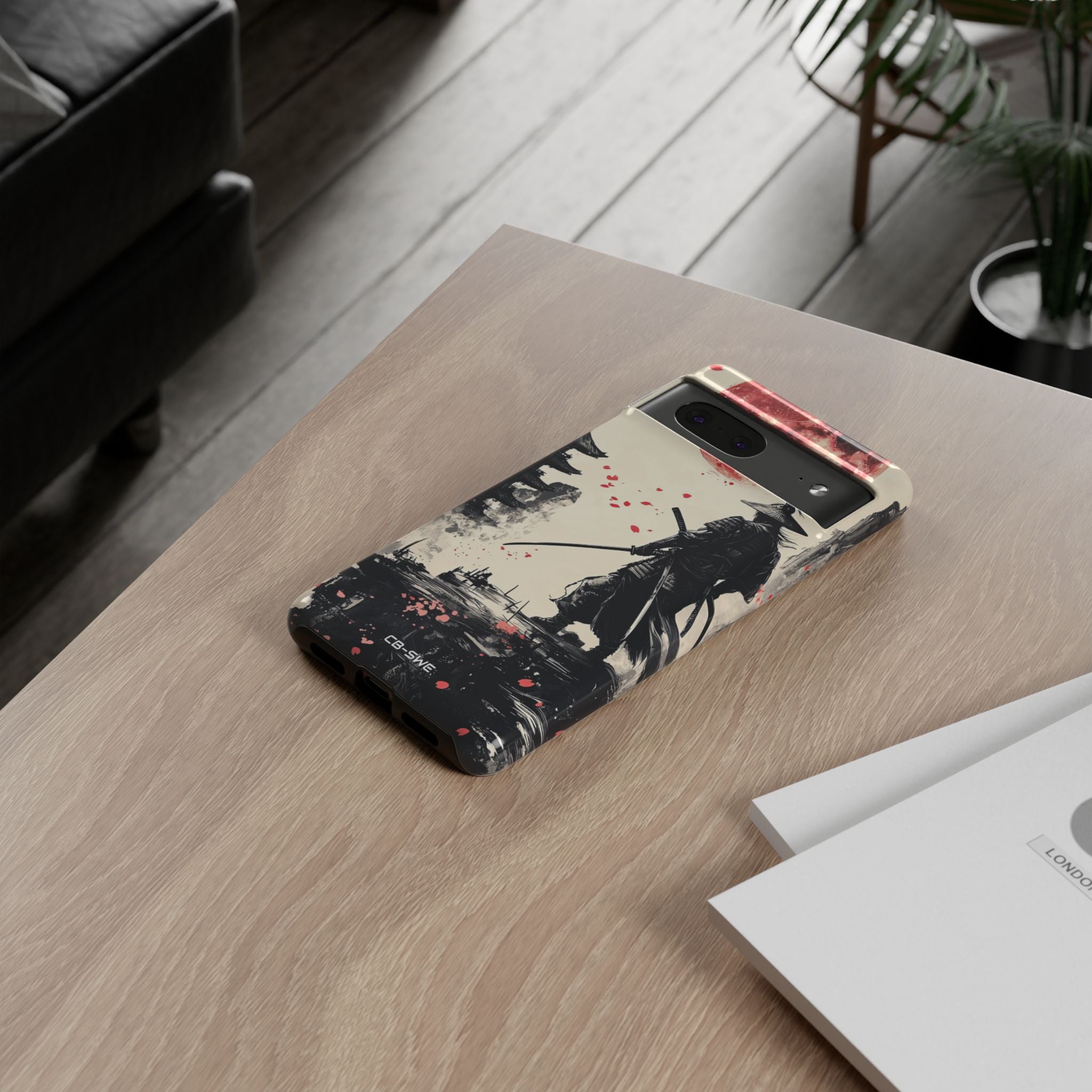 Samurai Gazes Moonward - Google Pixel Case