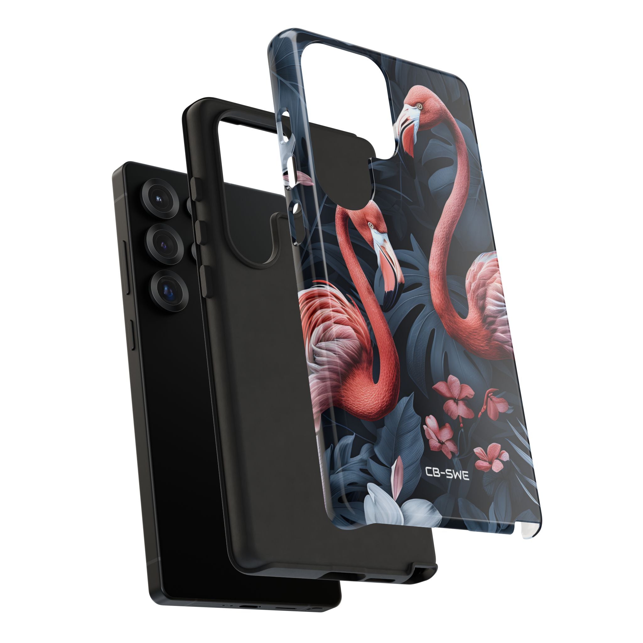 Flamingos Embrace Nature - Samsung Case