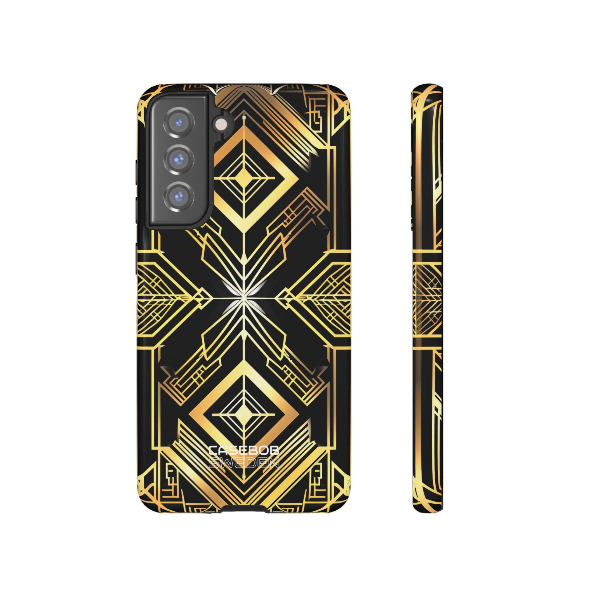 Golden Geometric Symphony Samsung S21 - Tough