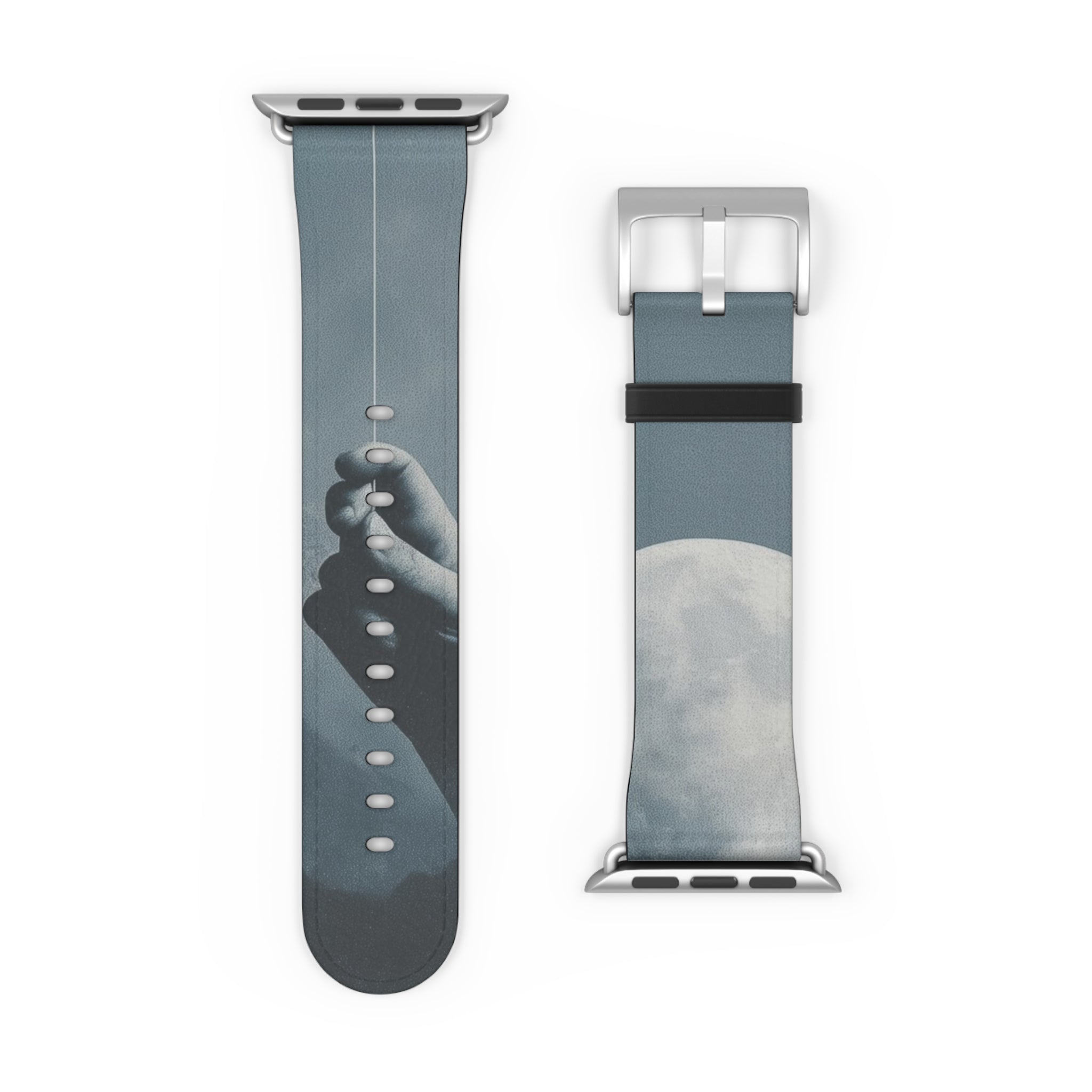 Moon Balloon Blue - Watch Band