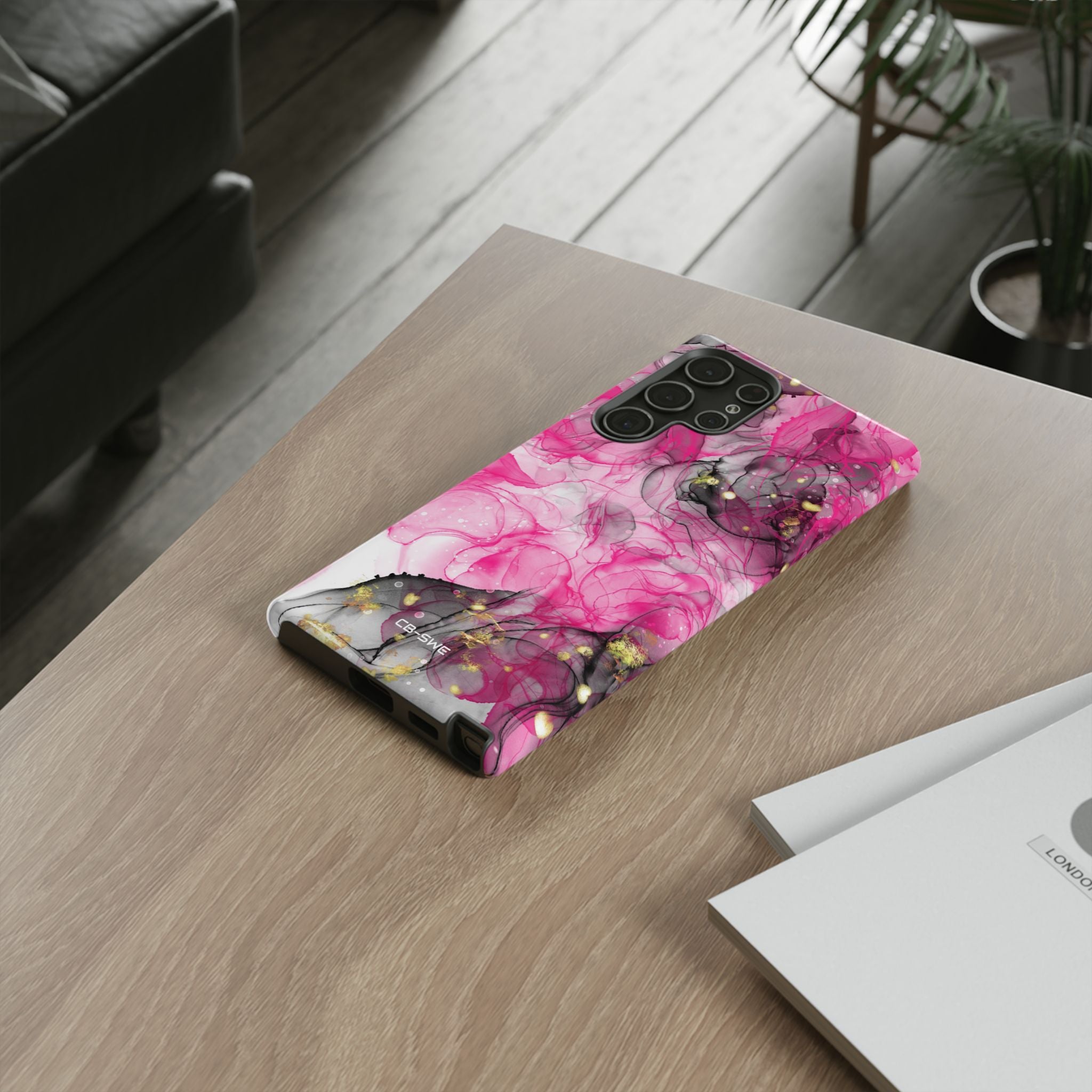 Vibrant Pink Swirls - Samsung Case