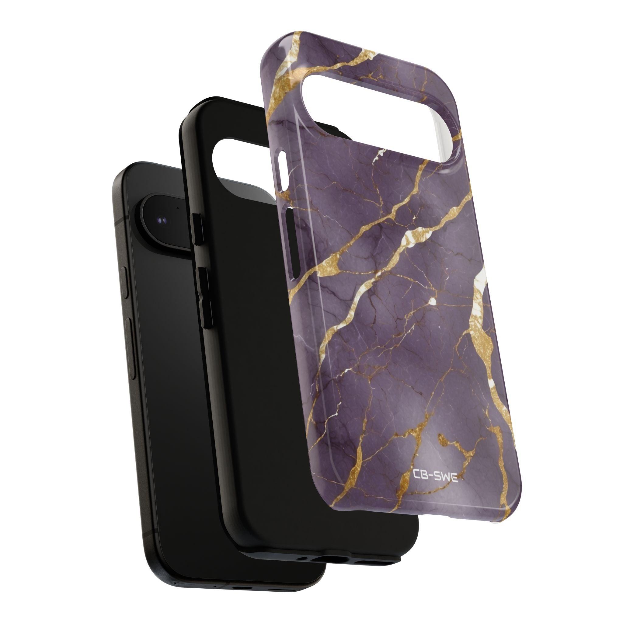 Golden Veins Flowing - Google Pixel Case