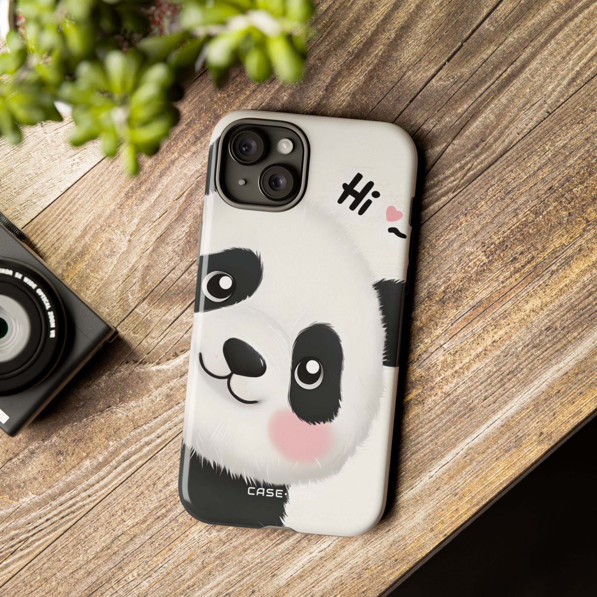 Panda Glow iPhone 15 Plus Case - Tough