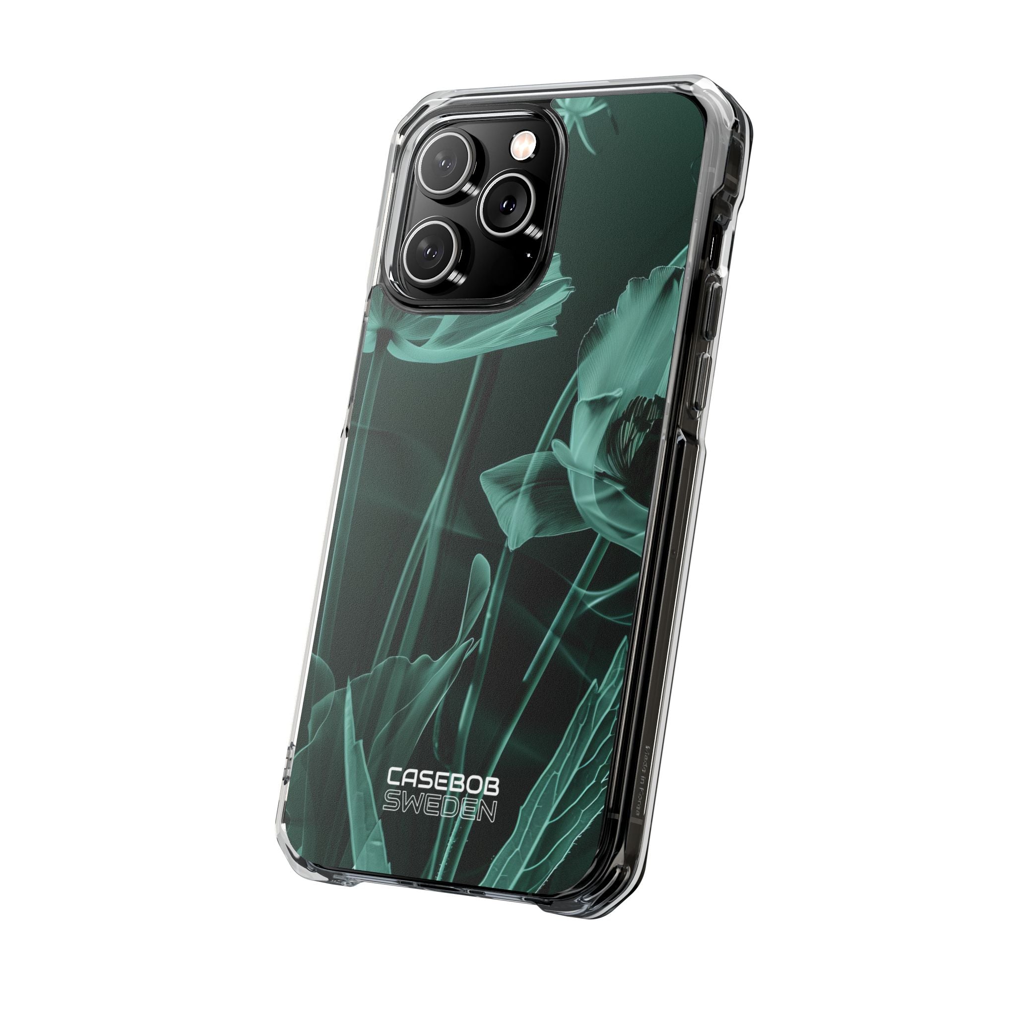 Teal Bloom Radiance iPhone 14 - Impact Clear+
