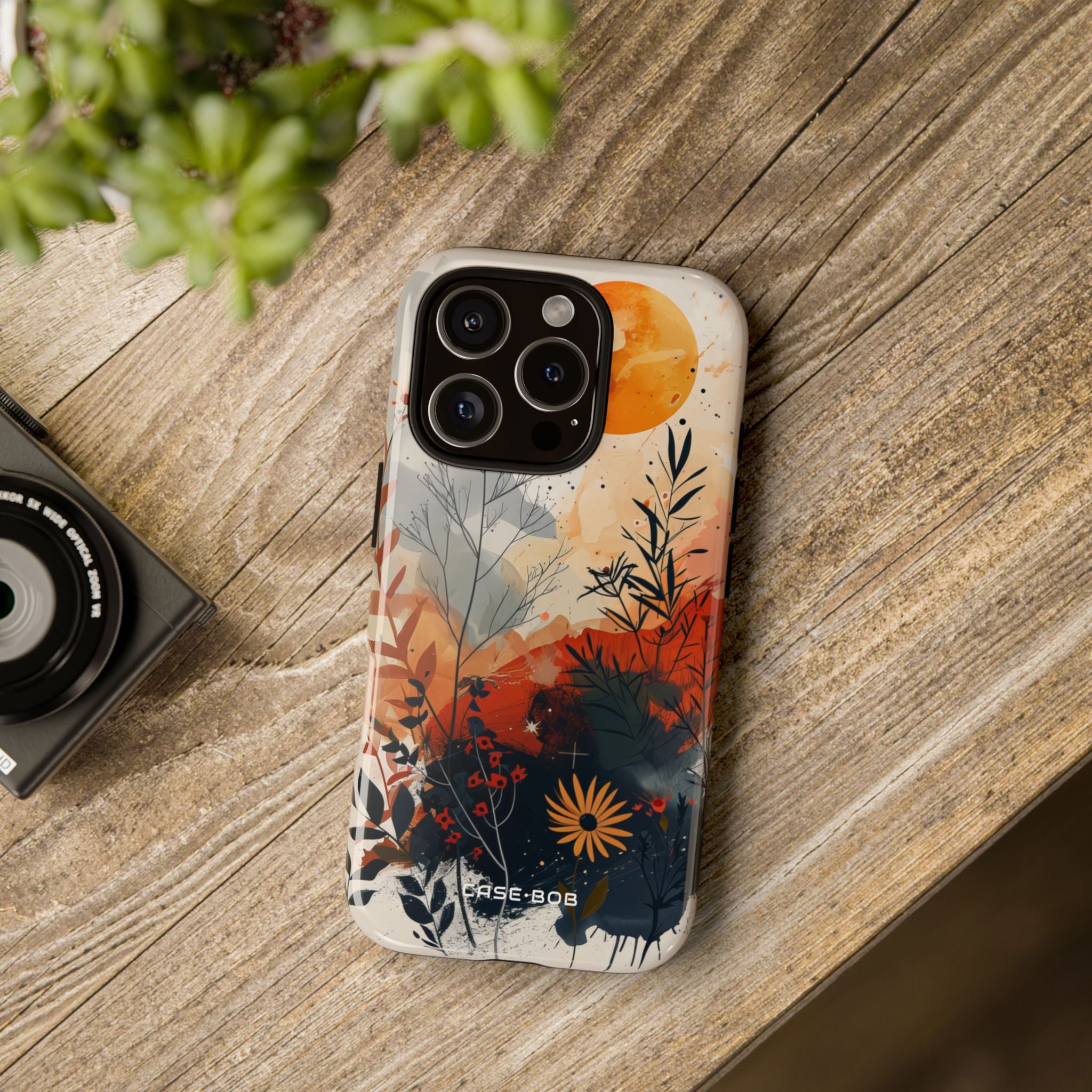 Orange Orb Breeze iPhone 16 Pro Case - Tough