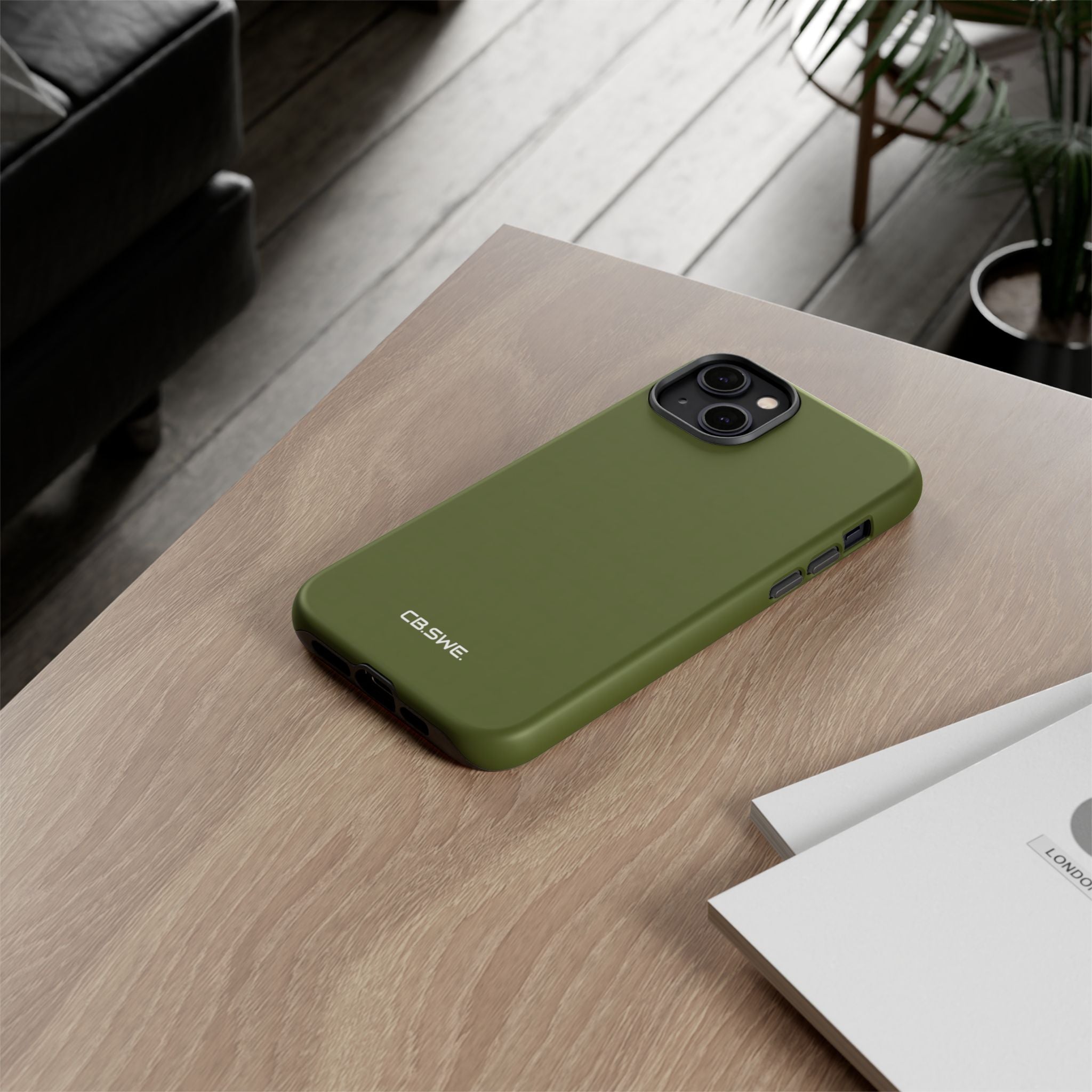 Armeegrüne iPhone-Hülle – Robust