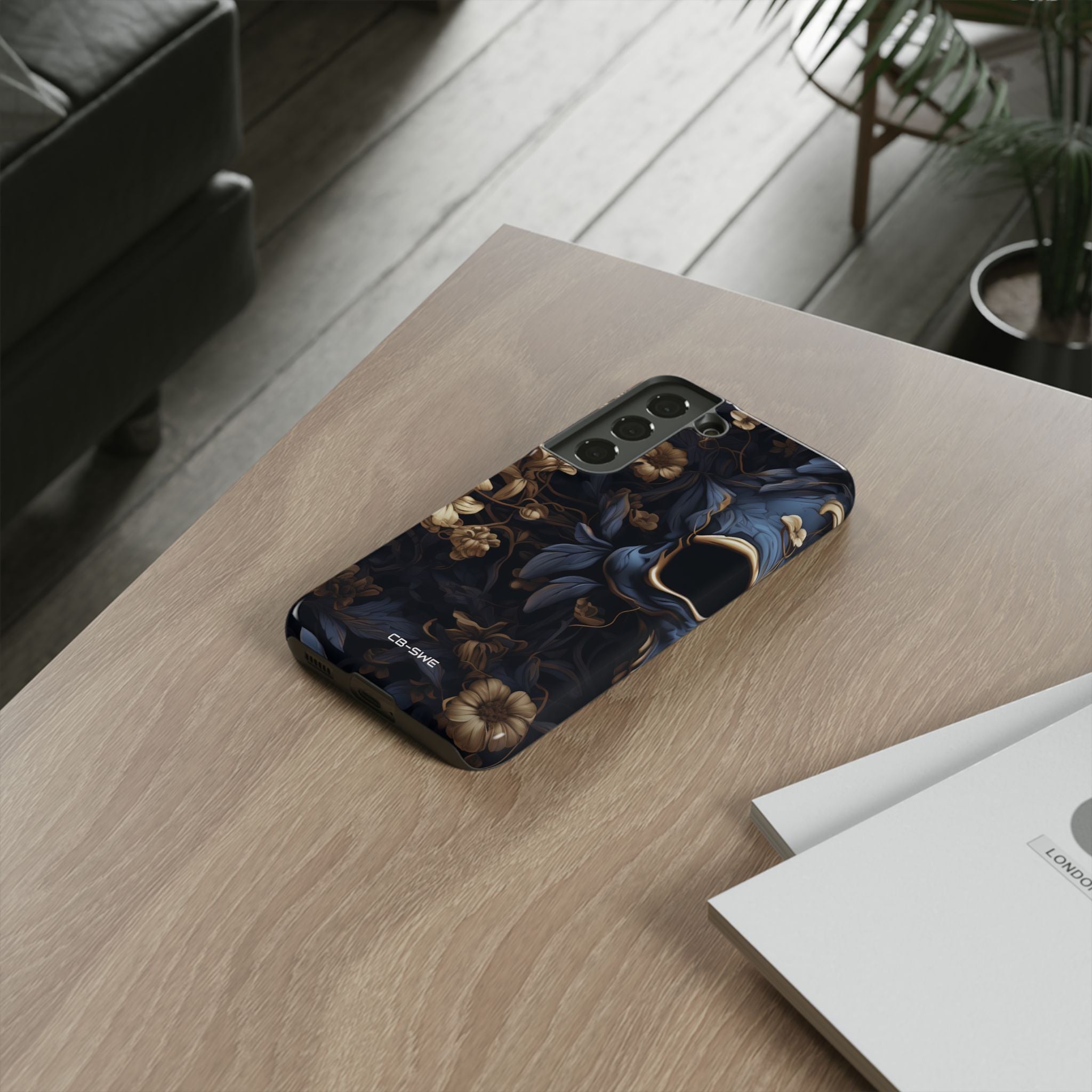 Gothic Floral Skull - Samsung Case