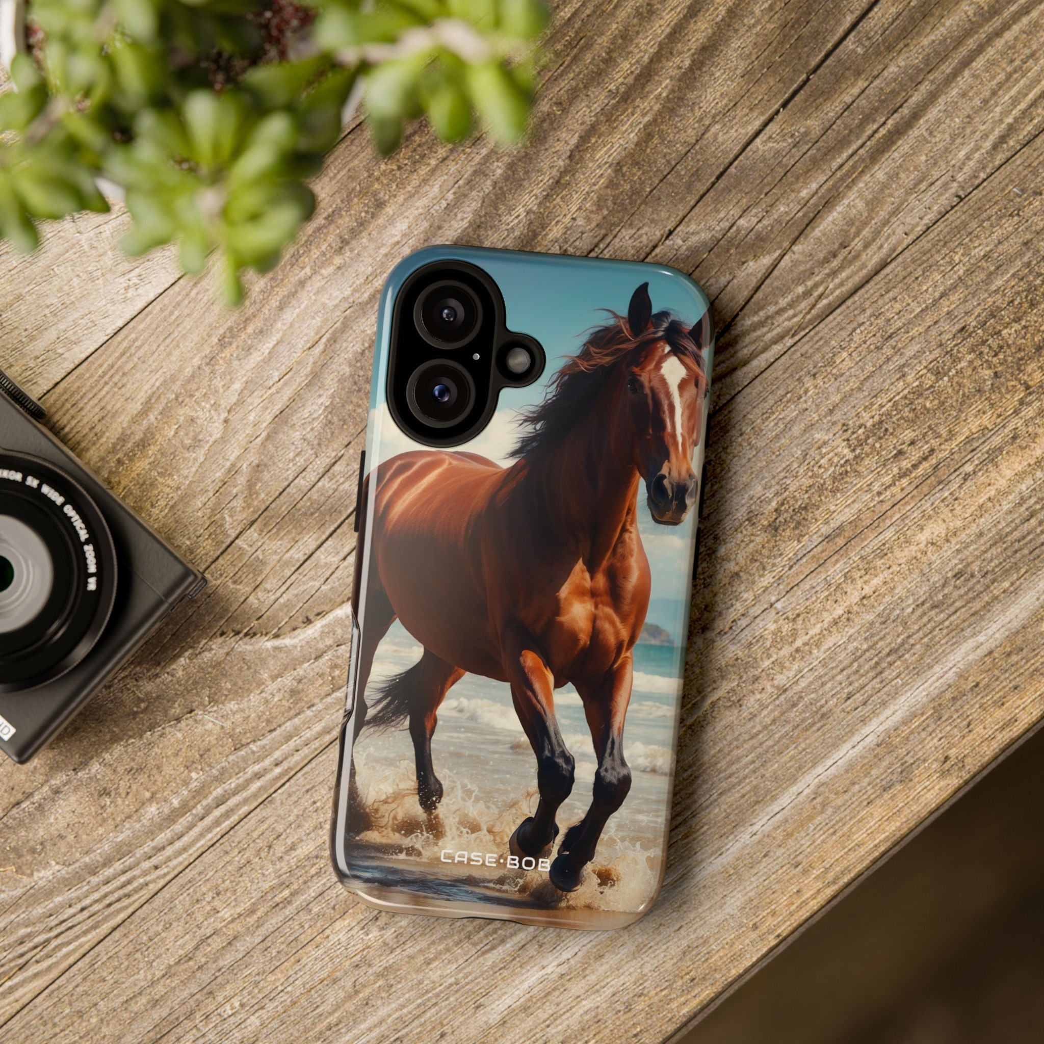 Blazing Horse iPhone 16 Plus Case - Tough