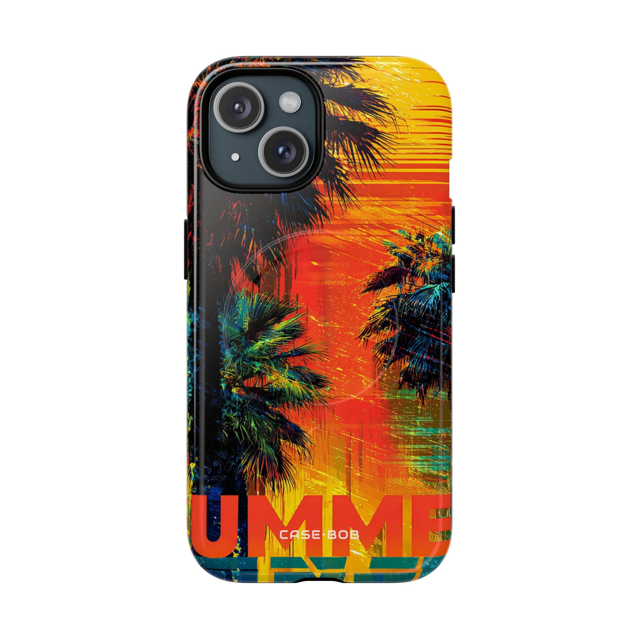 Tropical Sunburst iPhone 15 Case - Tough+