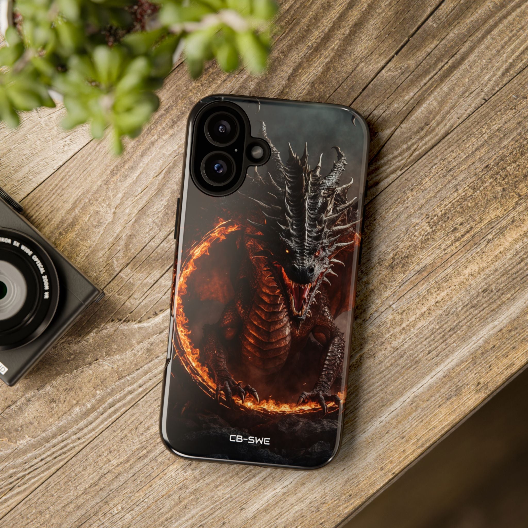 Fiery Dragon Roars - iPhone Case