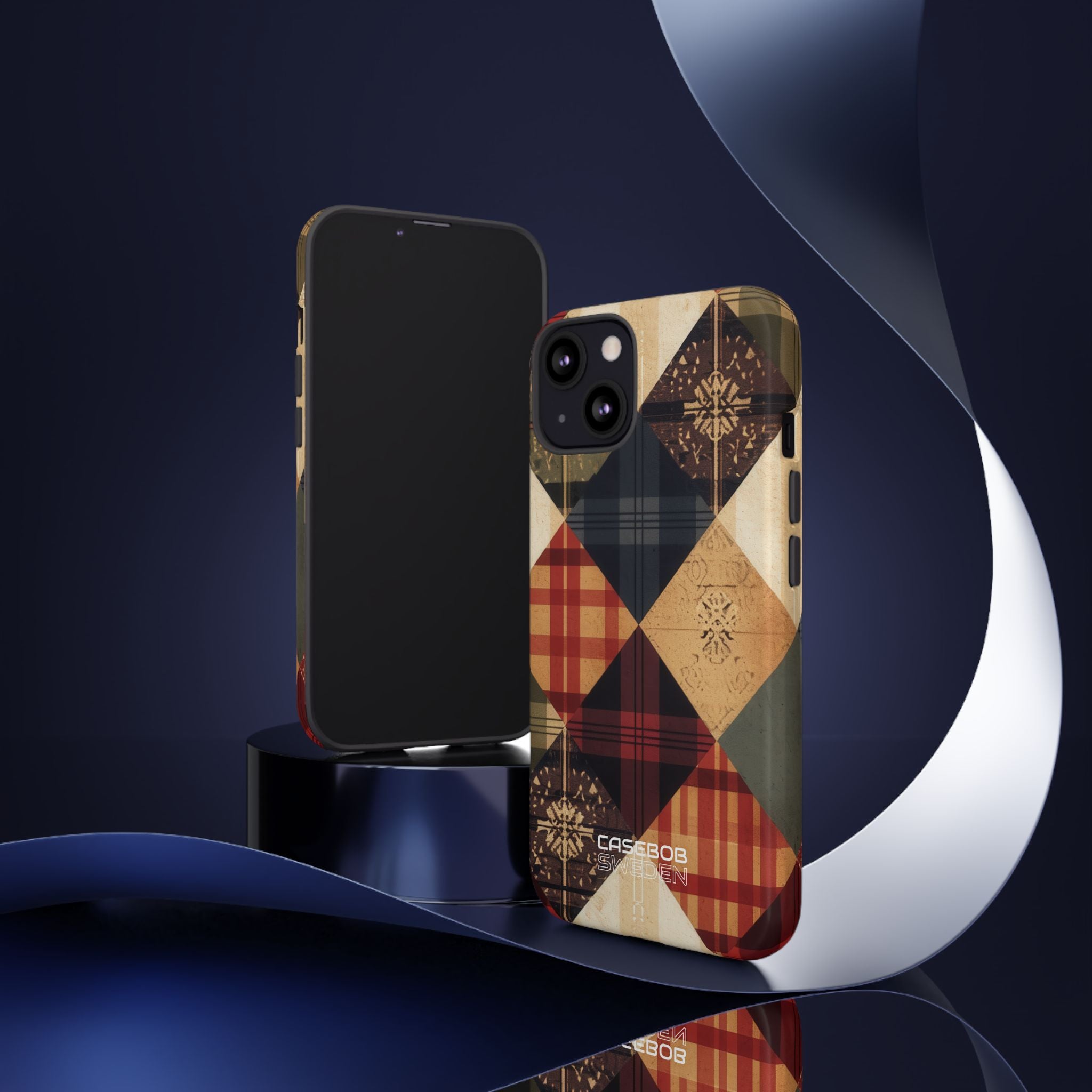 Rustic Quilt Charm iPhone 13 - Tough