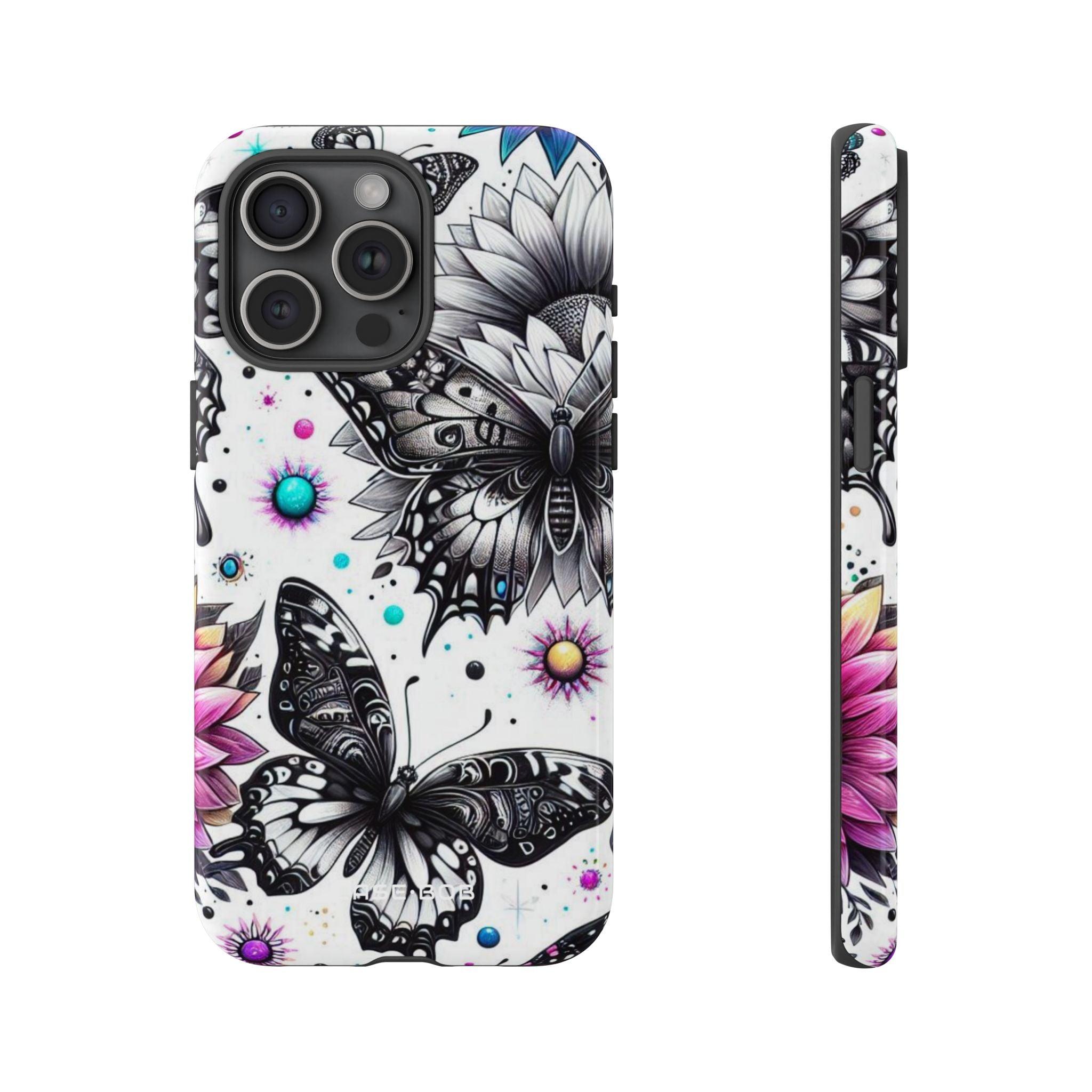 Butterfly Bloom iPhone 15 Pro Max Case - Tough